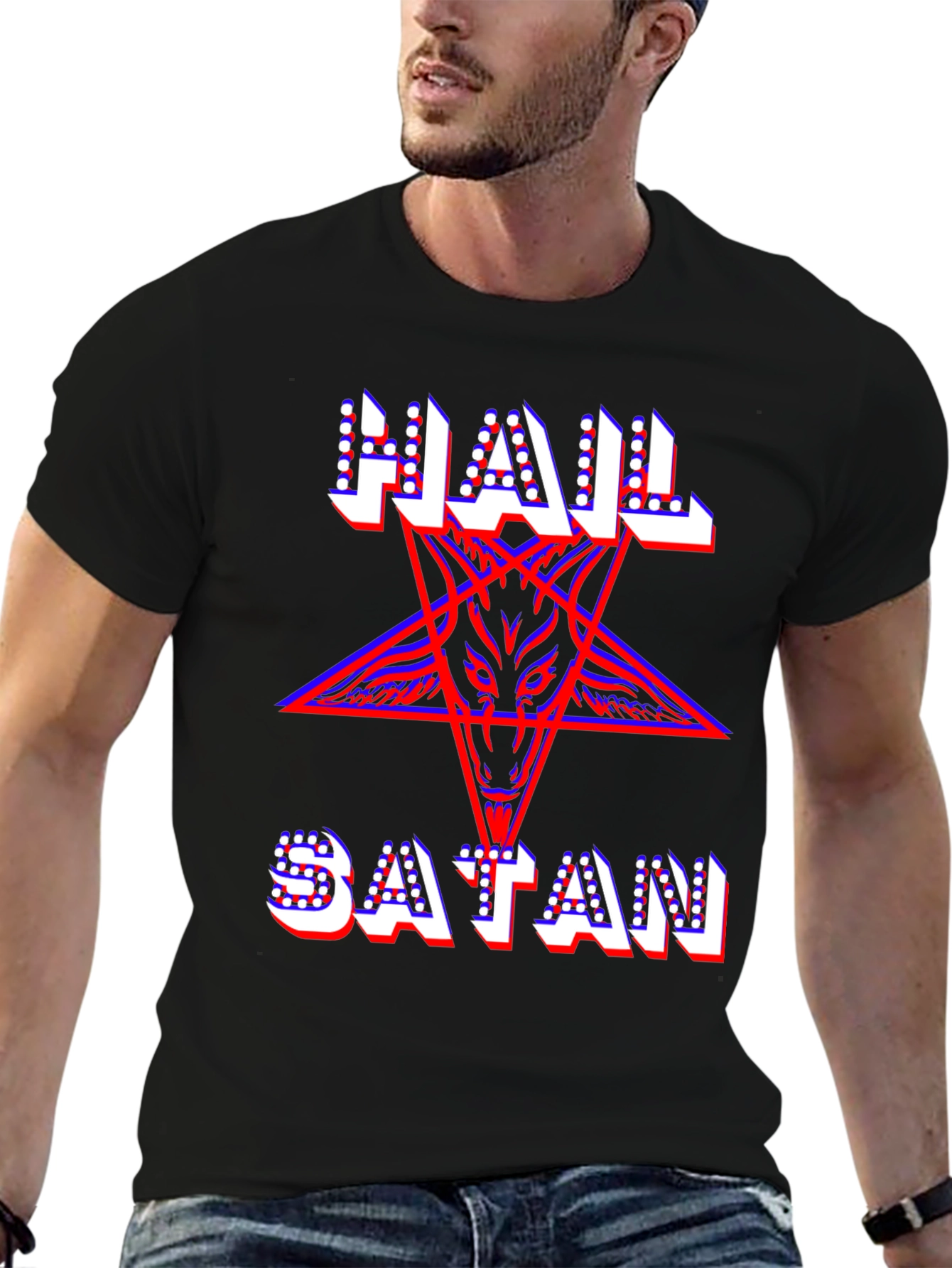Hail Satan T-Shirt - Occult Graphic Tee