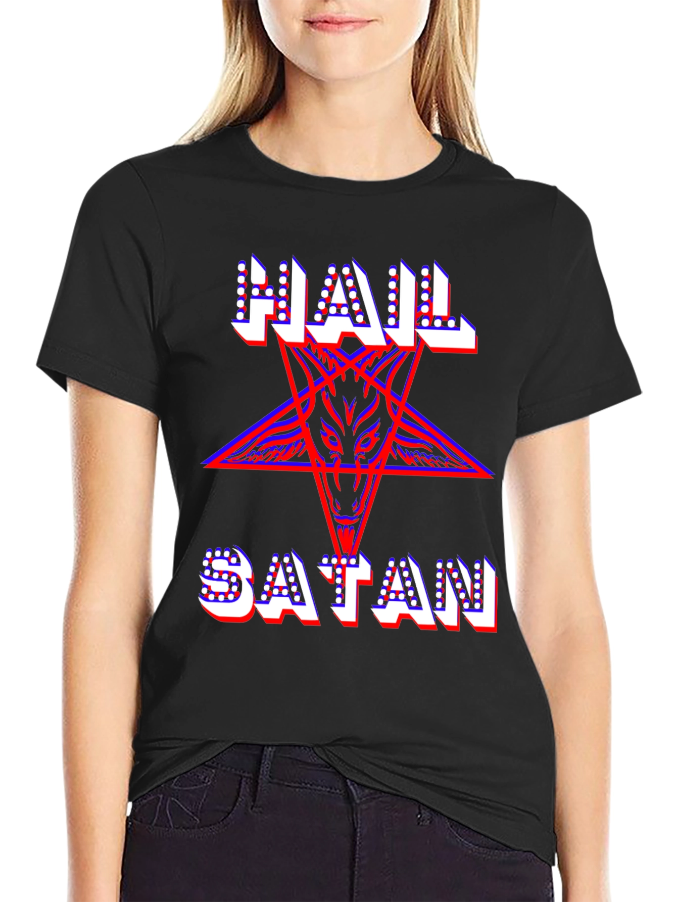 Hail Satan T-Shirt - Occult Graphic Tee