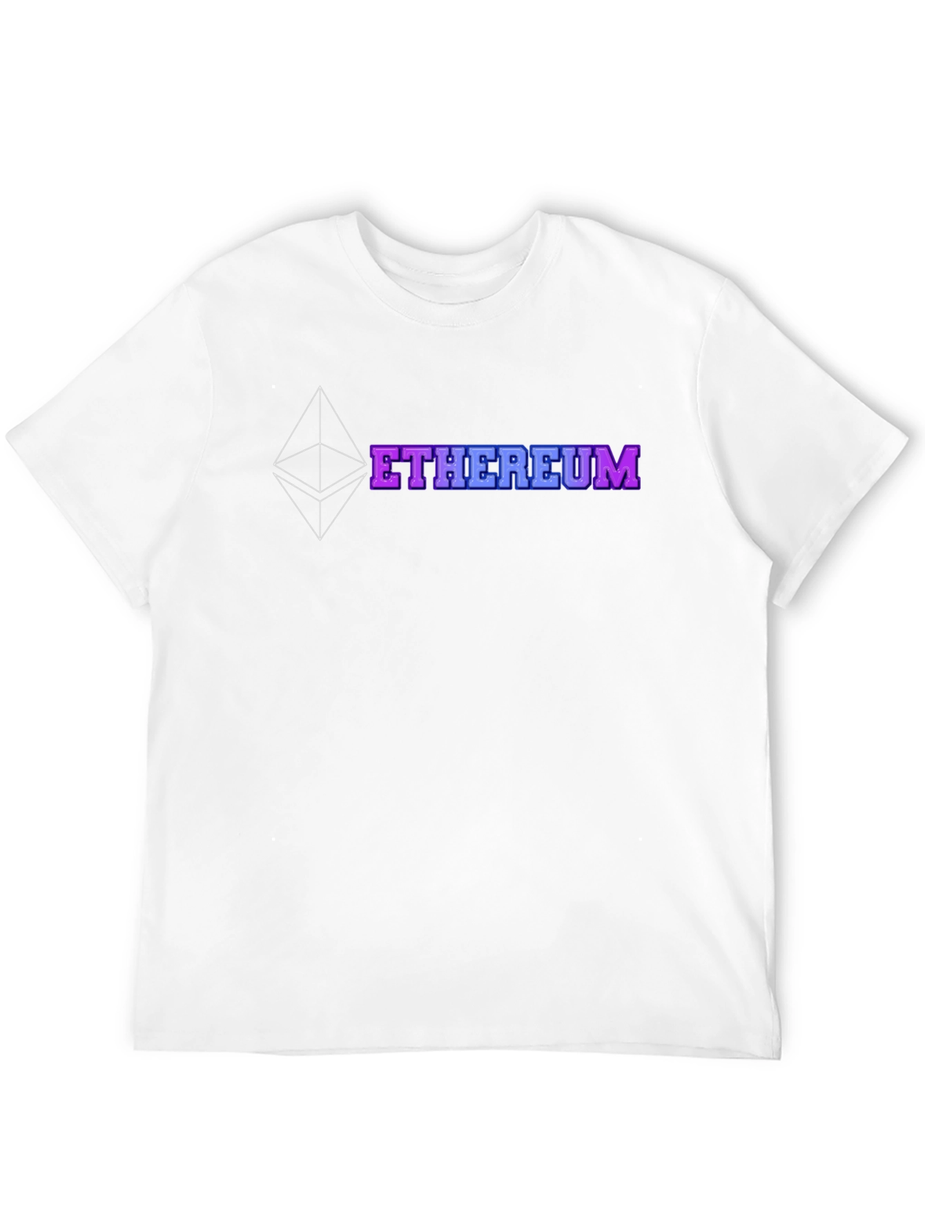 Ethereum Crypto Black T-Shirt - Blockchain Graphic Tee