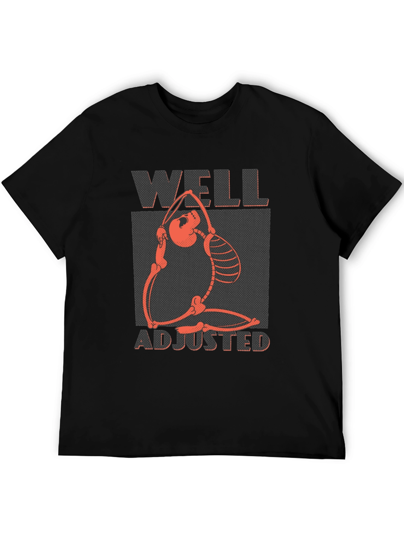 Well Adjusted Skeleton T-Shirt - Yoga & Chiropractic