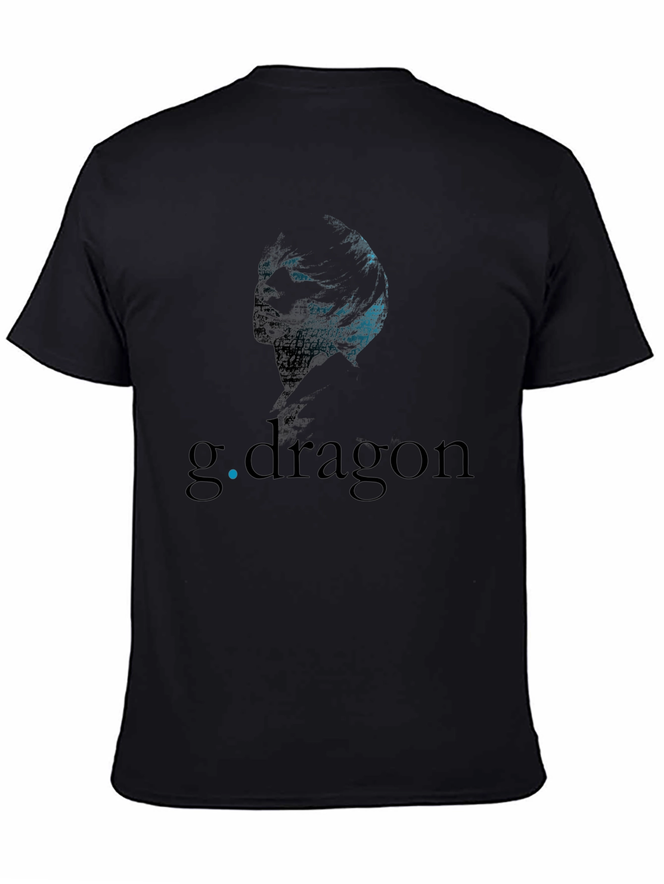 G-Dragon Graphic Print Black T-Shirt