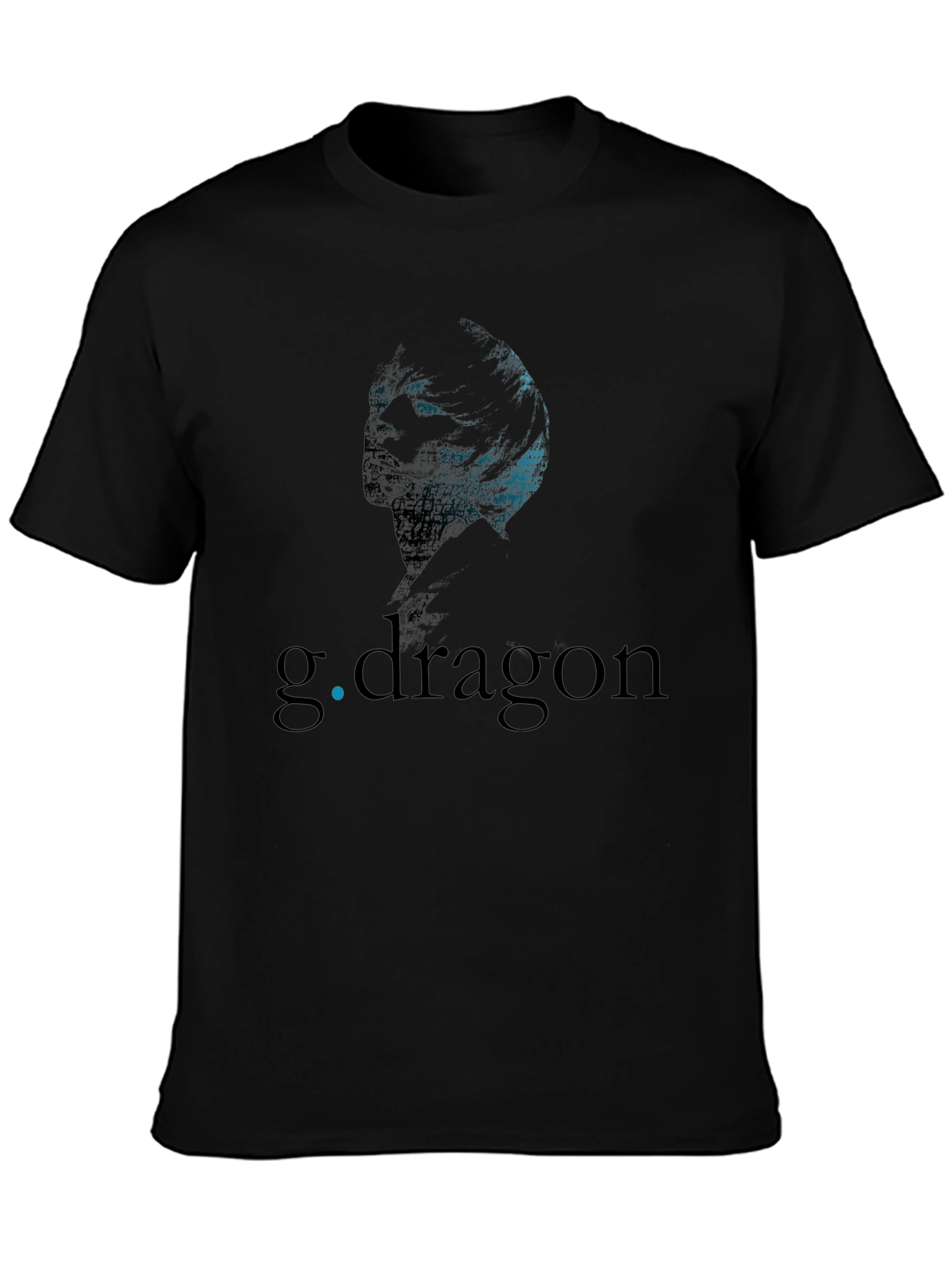 G-Dragon Graphic Print Black T-Shirt