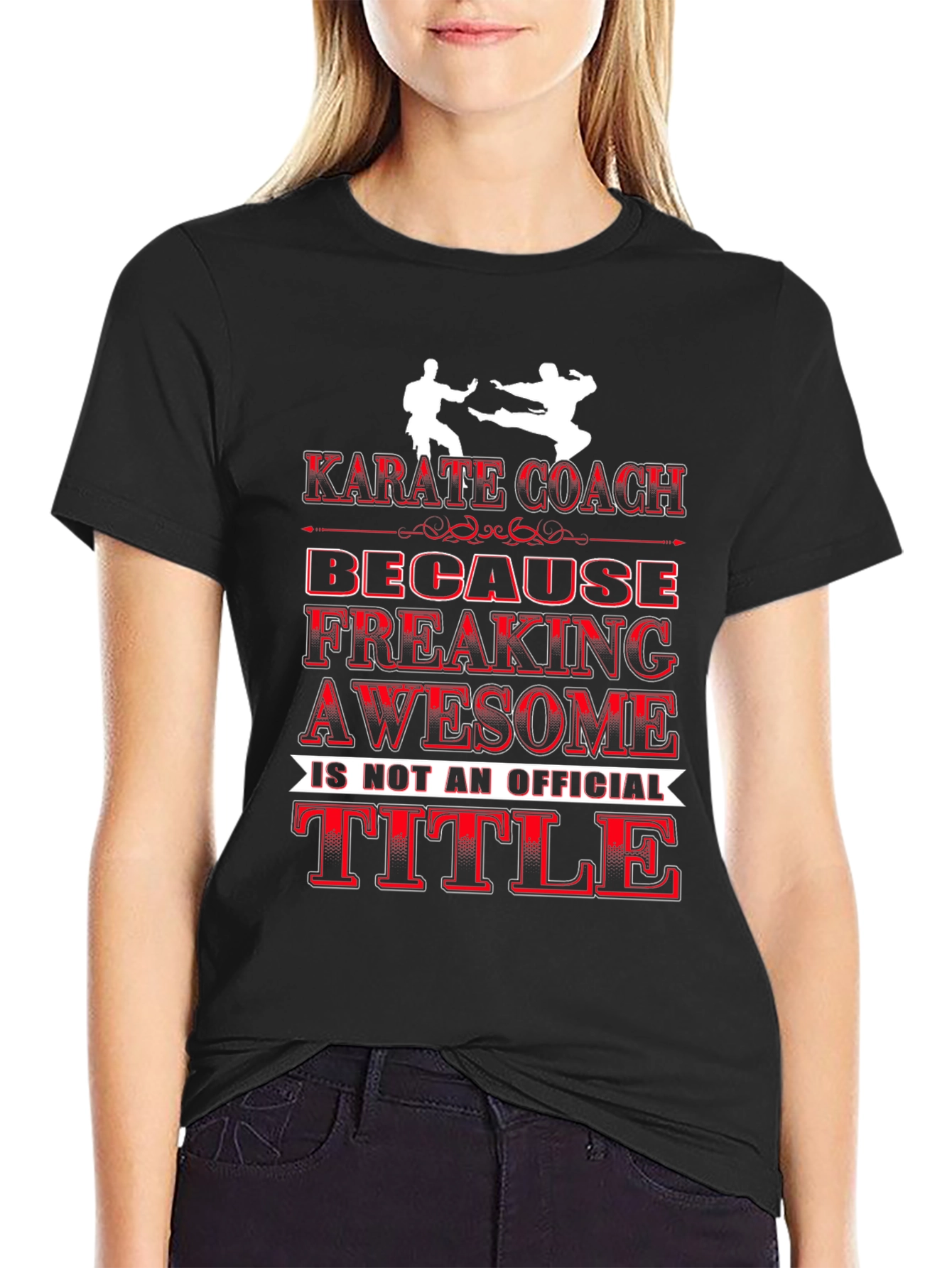 Karate Coach T-Shirt: Awesome Official Title