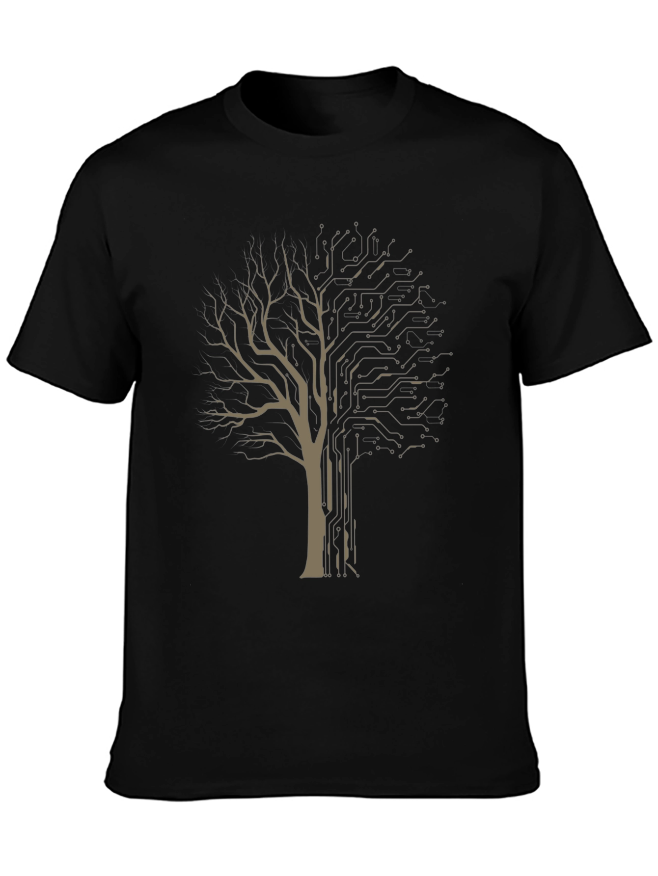 Tech Tree Graphic Tee - Modern Nature T-Shirt