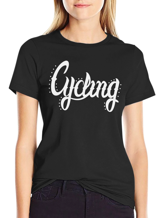 Cycling Graphic T-Shirt - Black Casual Wear