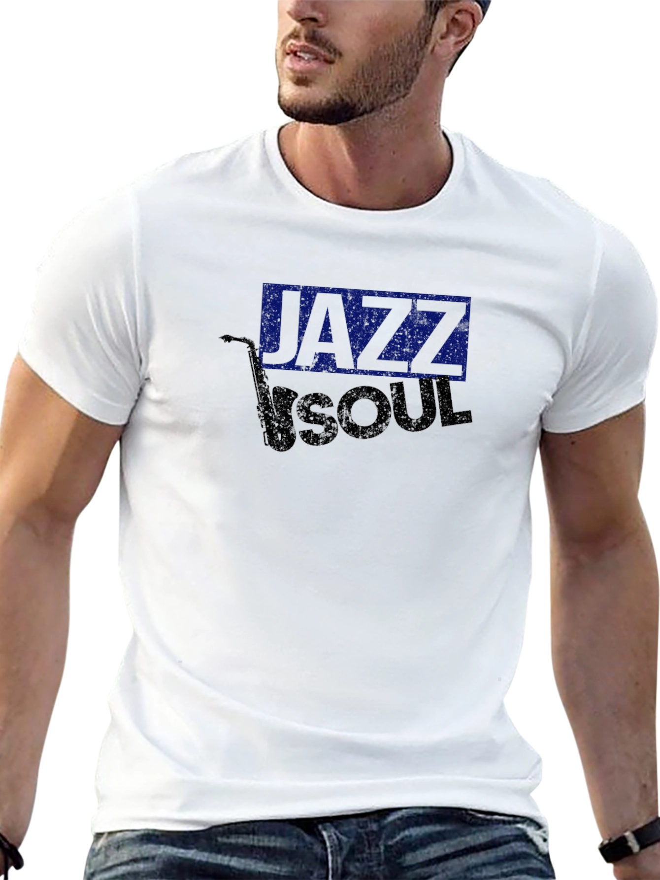 Jazz Soul Graphic Black T-Shirt