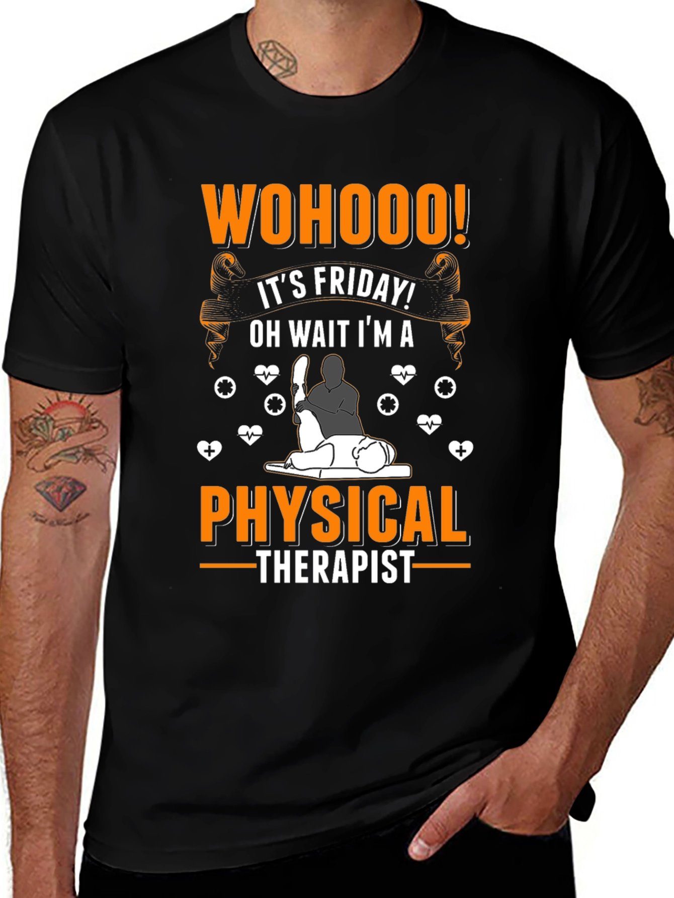 WOHOOO! Friday Physical Therapist T-Shirt