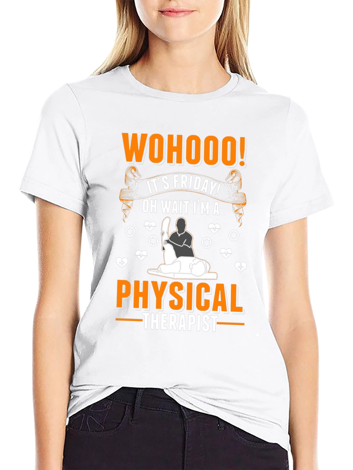 WOHOOO! Friday Physical Therapist T-Shirt
