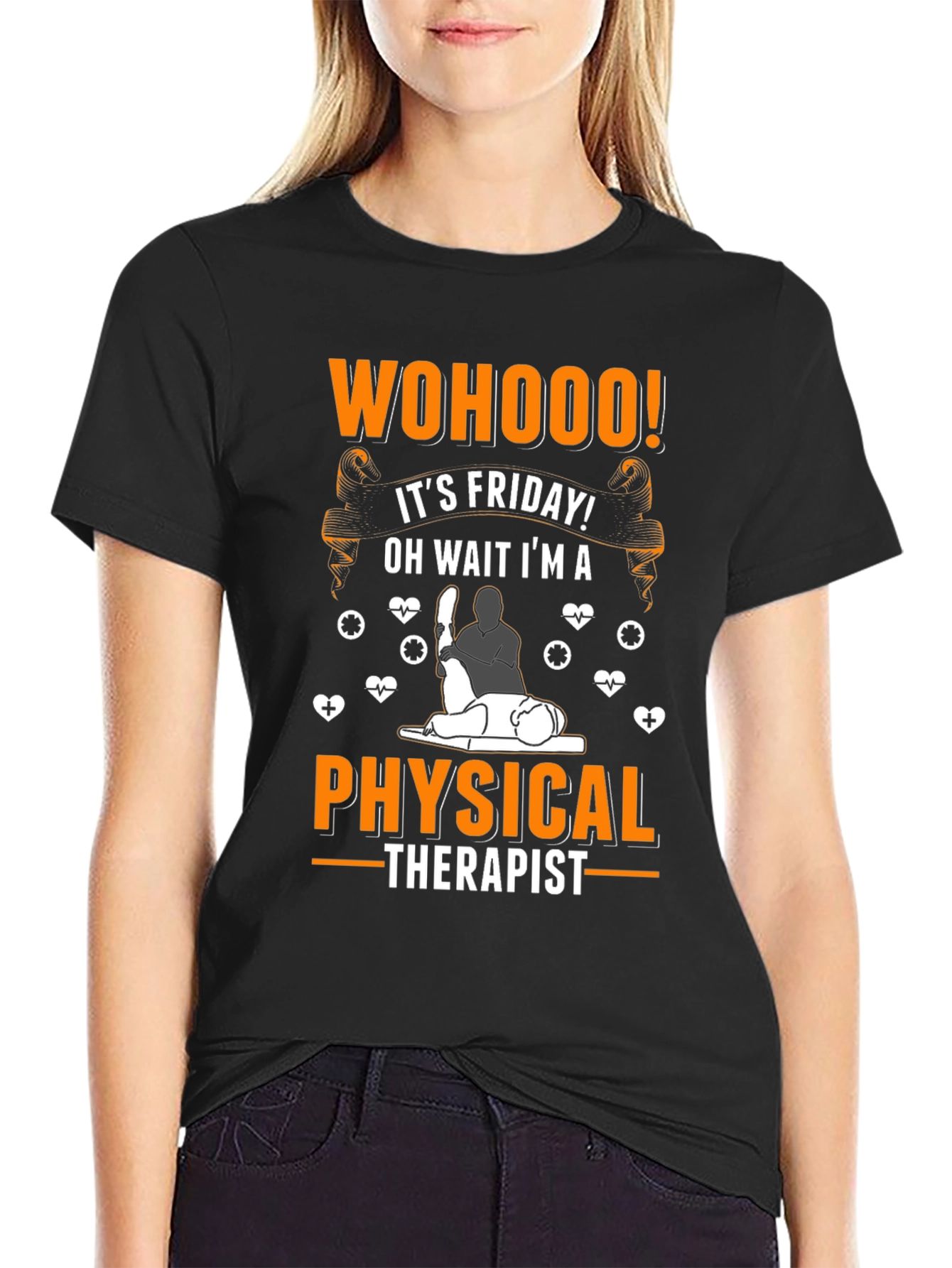 WOHOOO! Friday Physical Therapist T-Shirt
