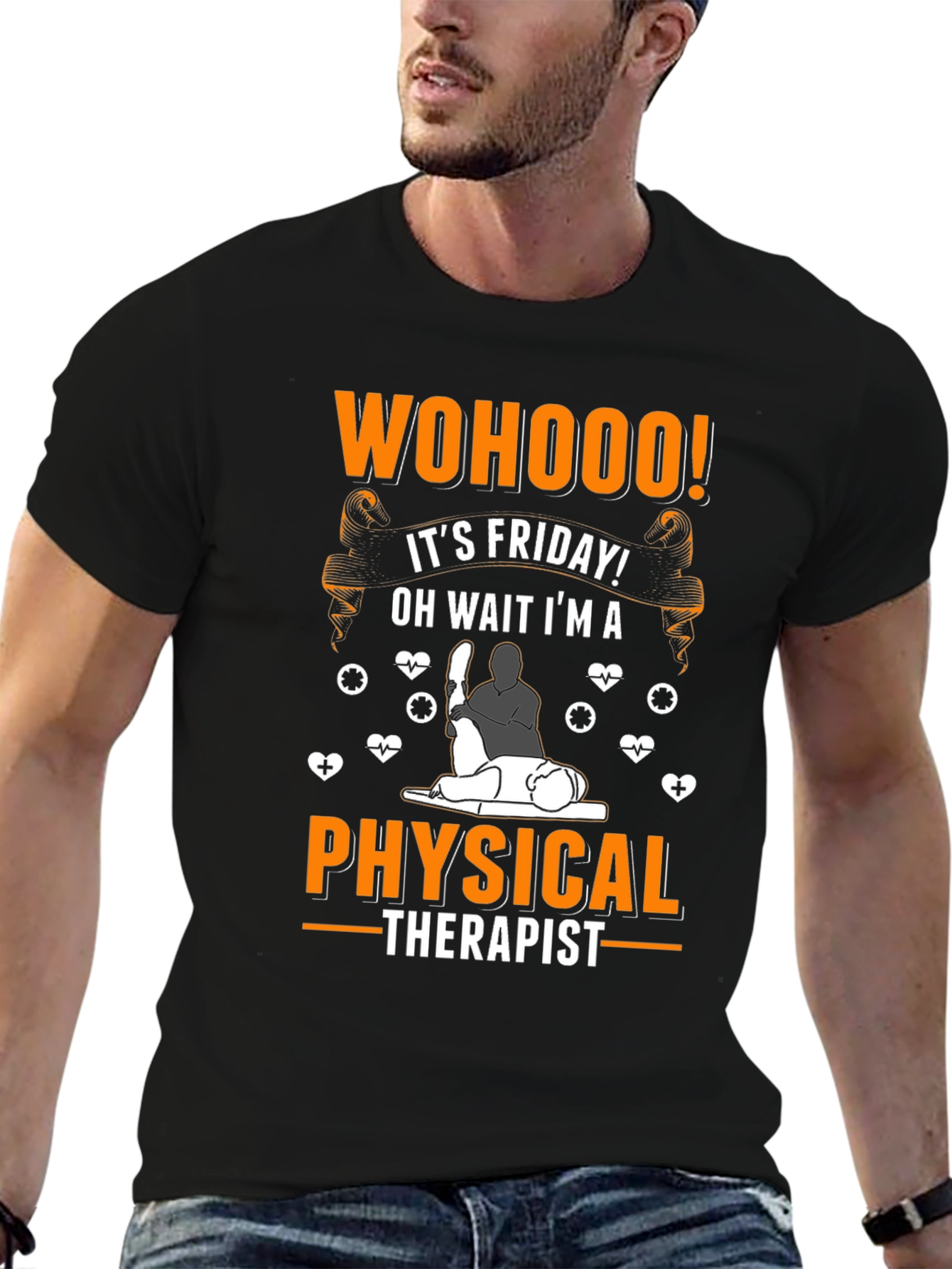 WOHOOO! Friday Physical Therapist T-Shirt