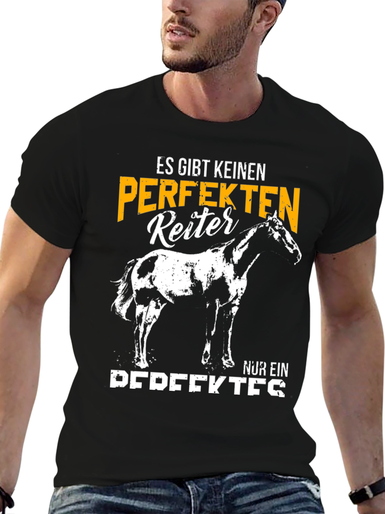 Perfect Rider T-Shirt Horse Graphic Tee
