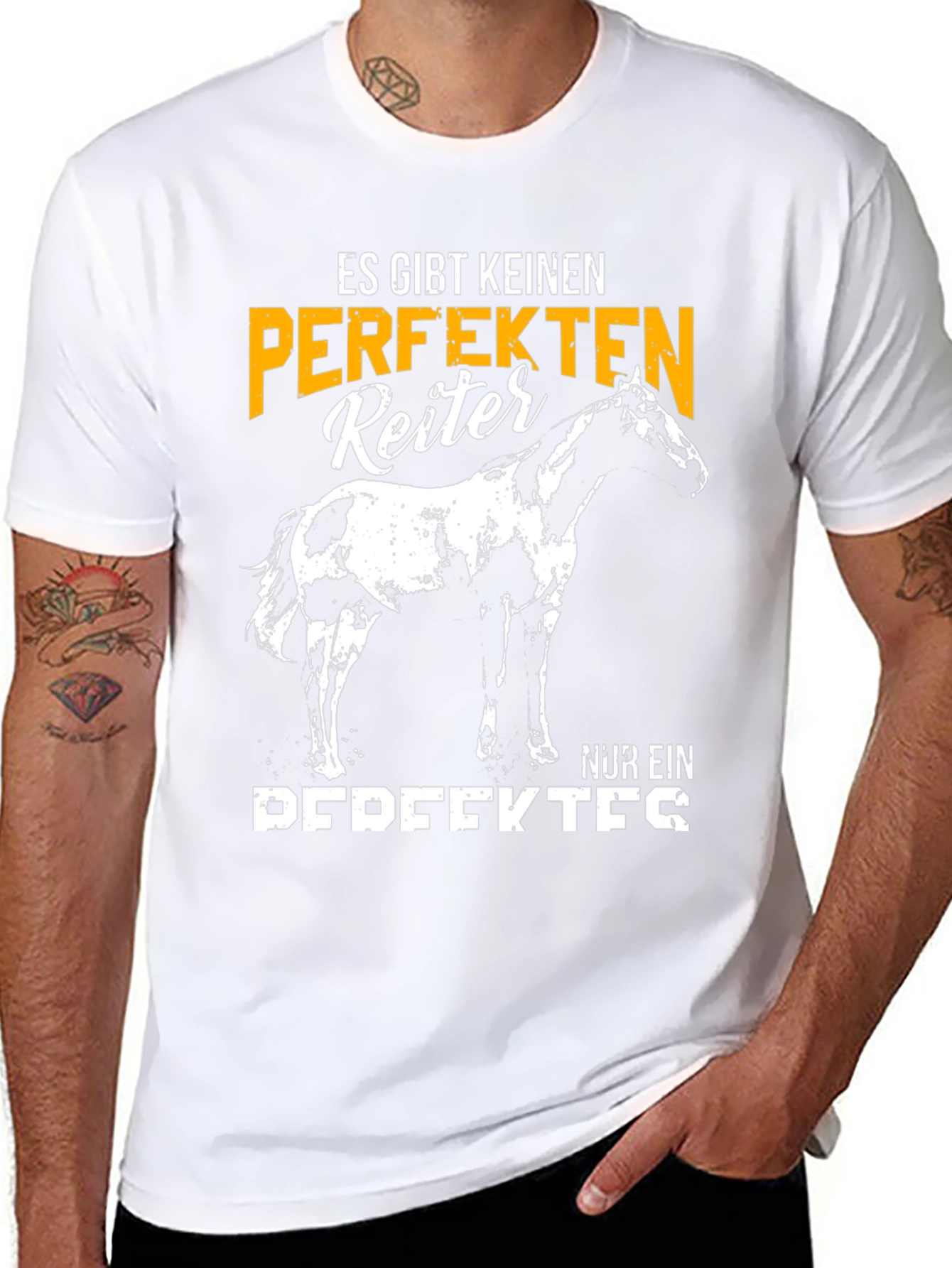 Perfect Rider T-Shirt Horse Graphic Tee