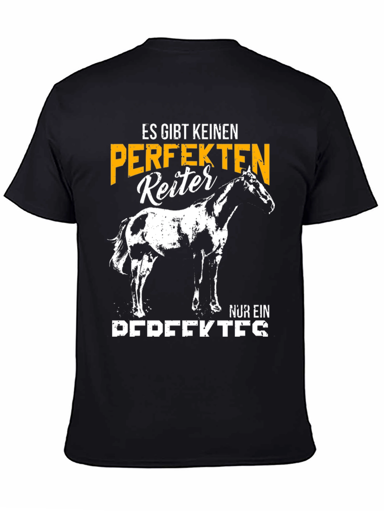 Perfect Rider T-Shirt Horse Graphic Tee