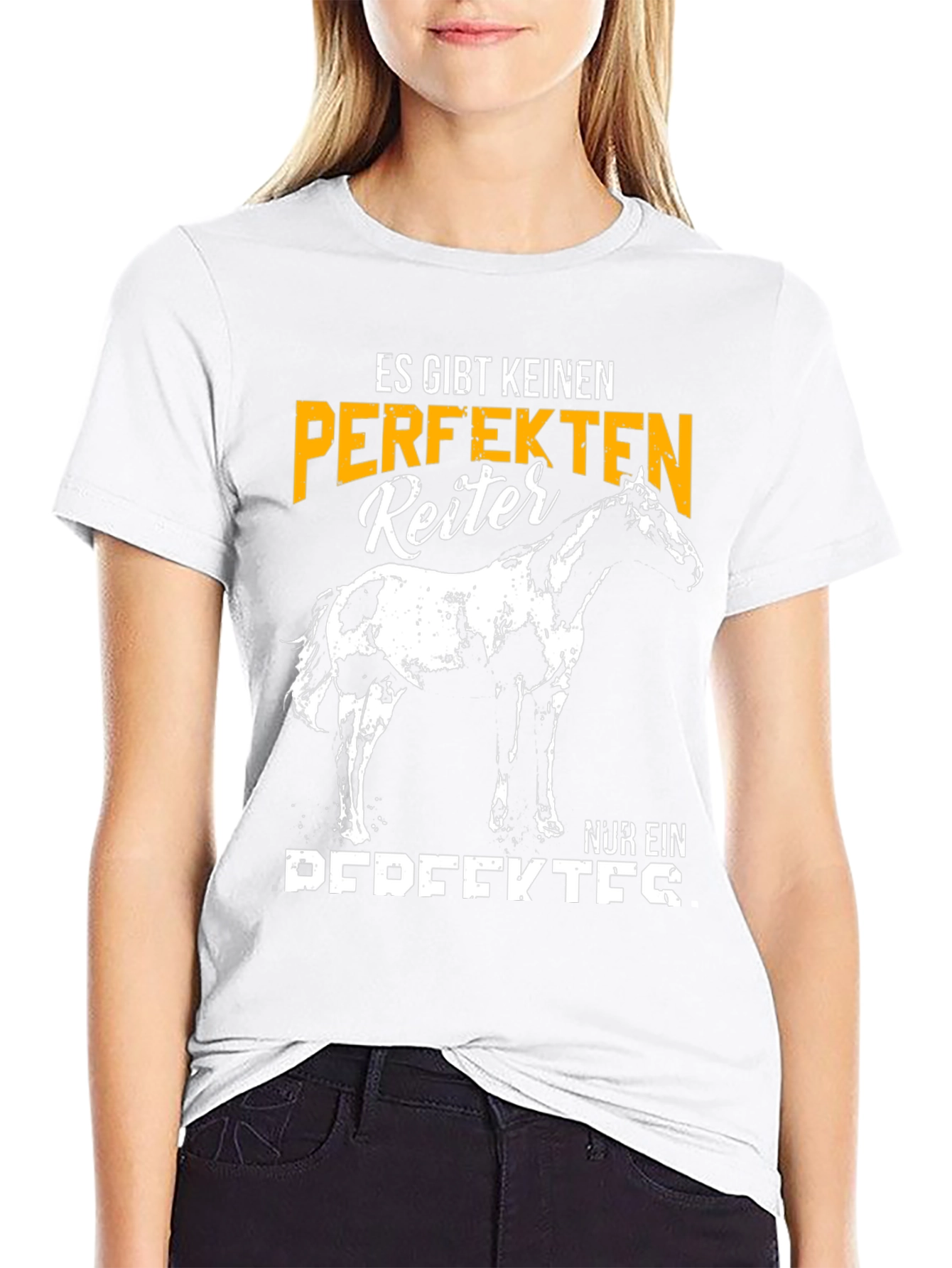 Perfect Rider T-Shirt Horse Graphic Tee