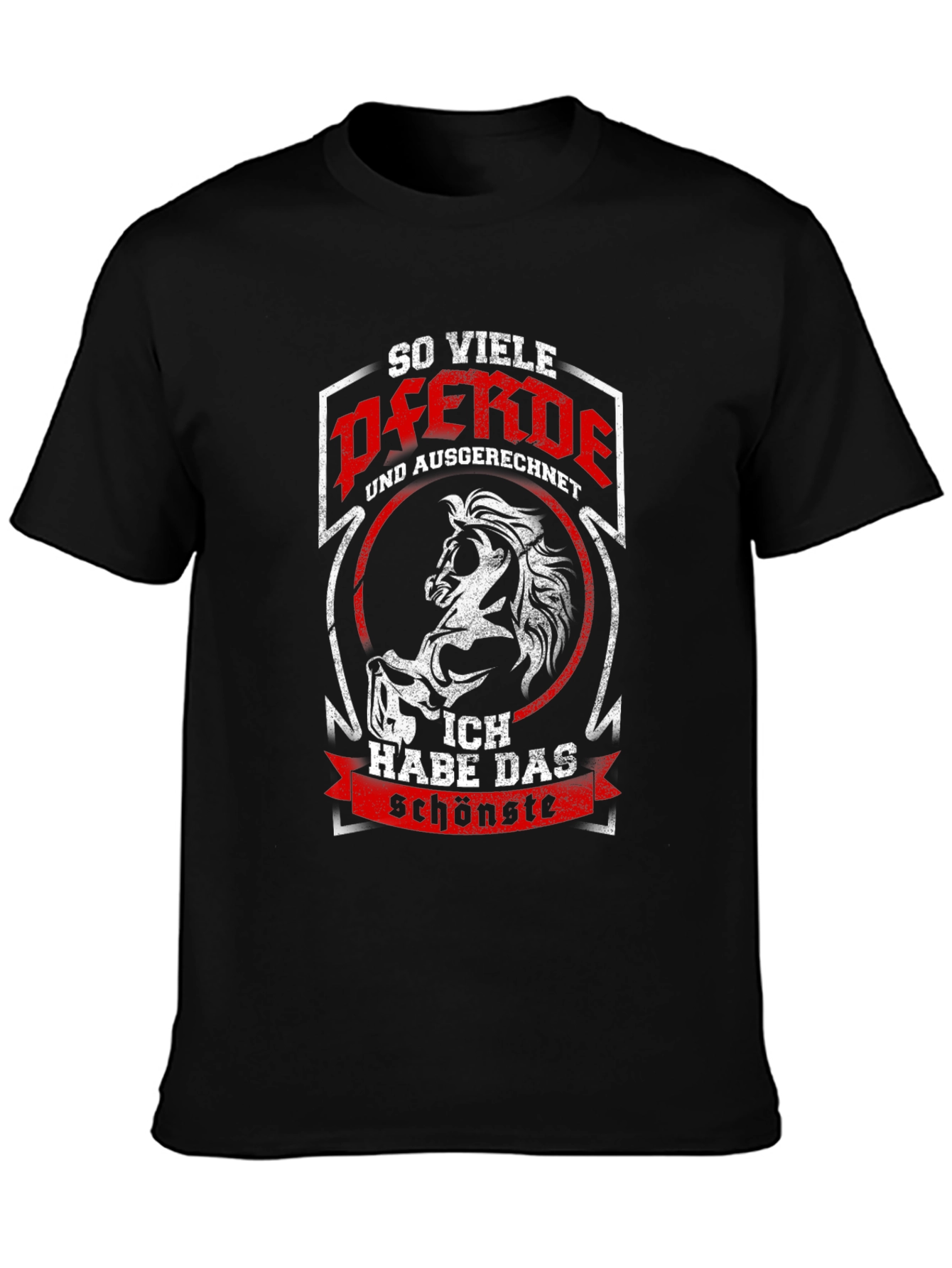Horse Lover T-Shirt: So Viele Pferde