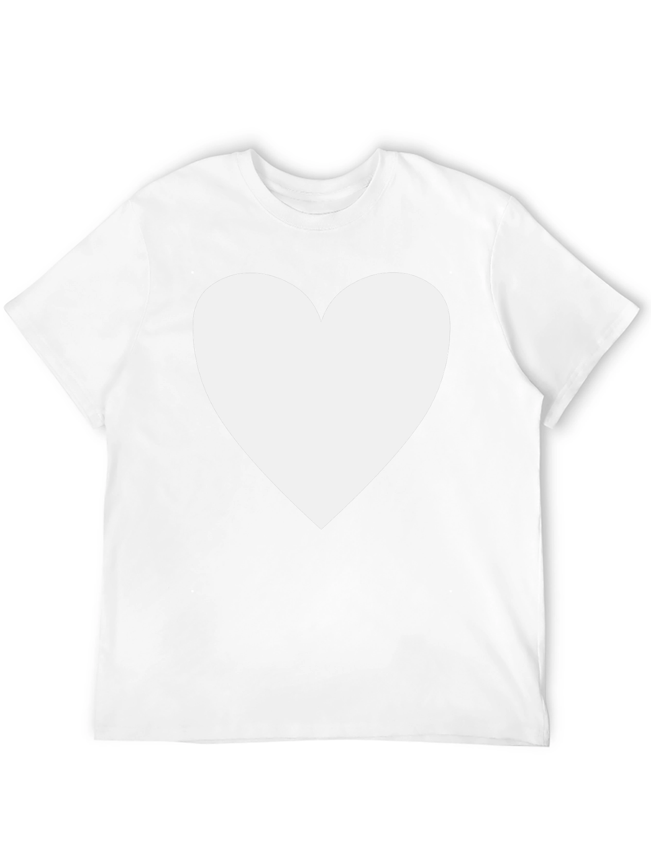 Heart Graphic T-Shirt - Soft Cotton Blend