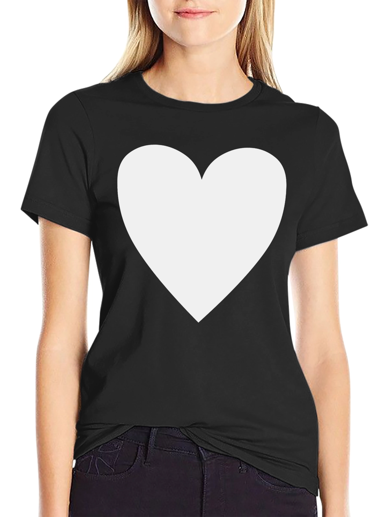 Heart Graphic T-Shirt - Soft Cotton Blend