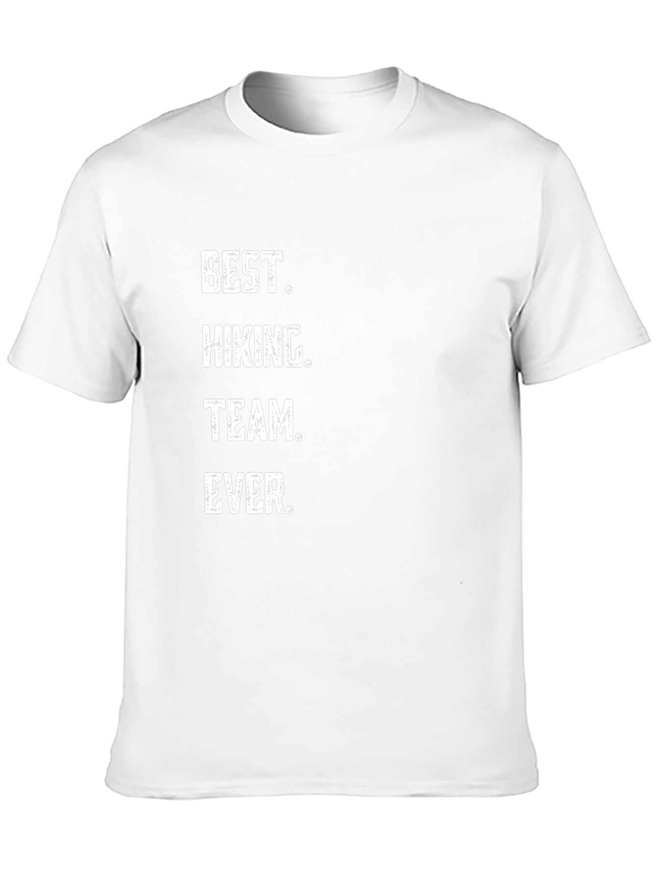 Best Hiking Team Ever Black Crew Neck T-Shirt