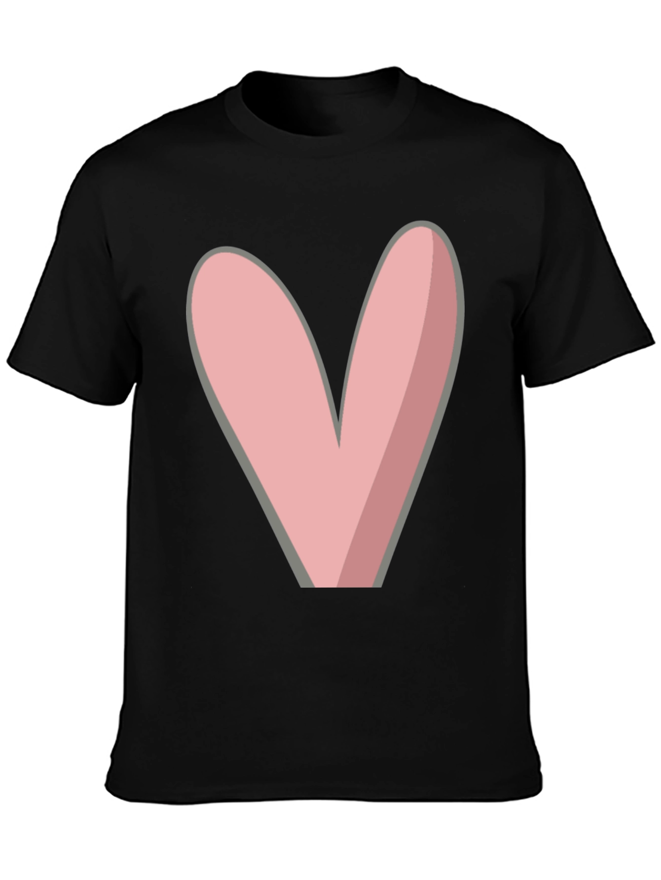 Bunny Ear Graphic Black T-Shirt