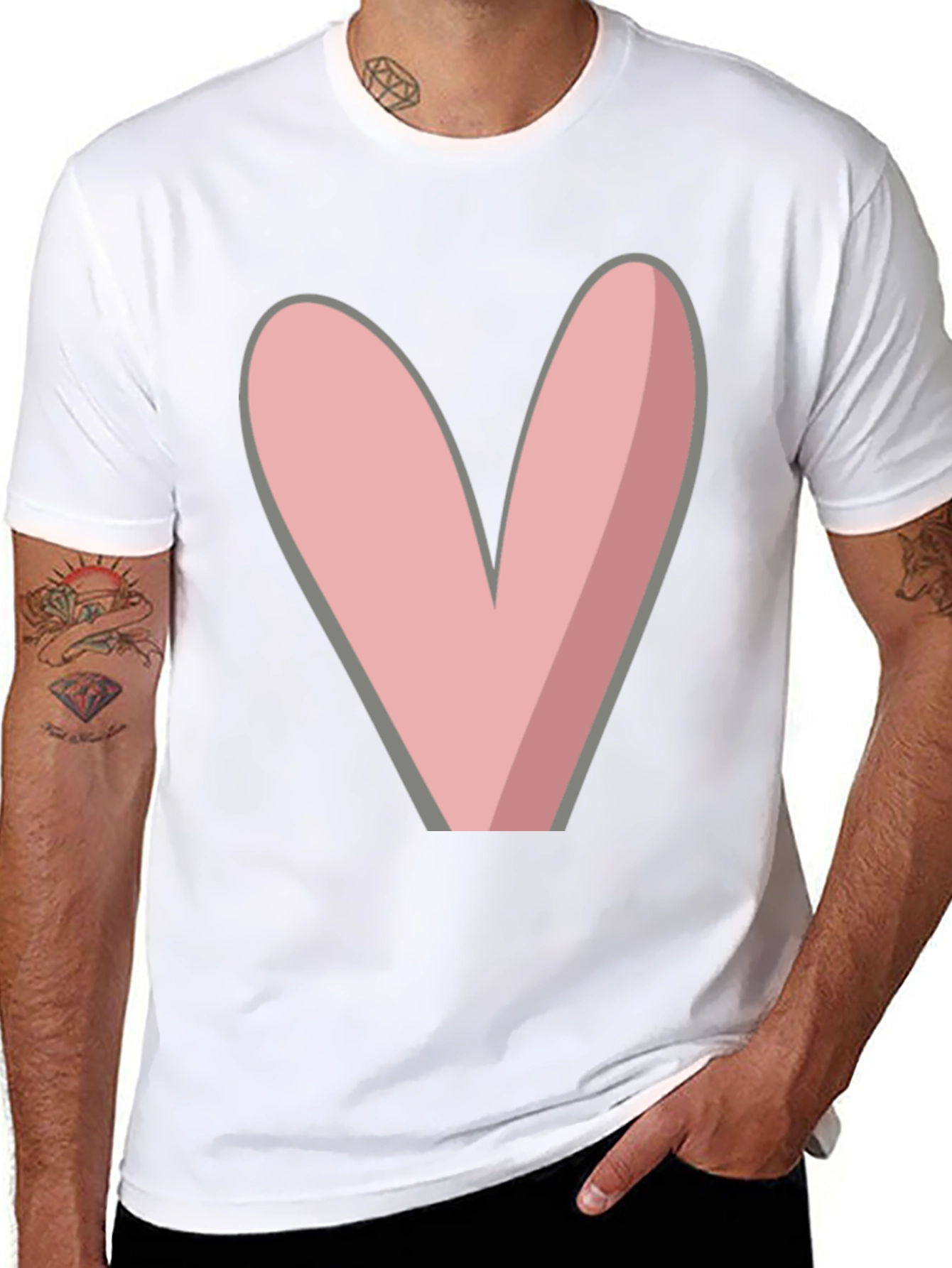 Bunny Ear Graphic Black T-Shirt