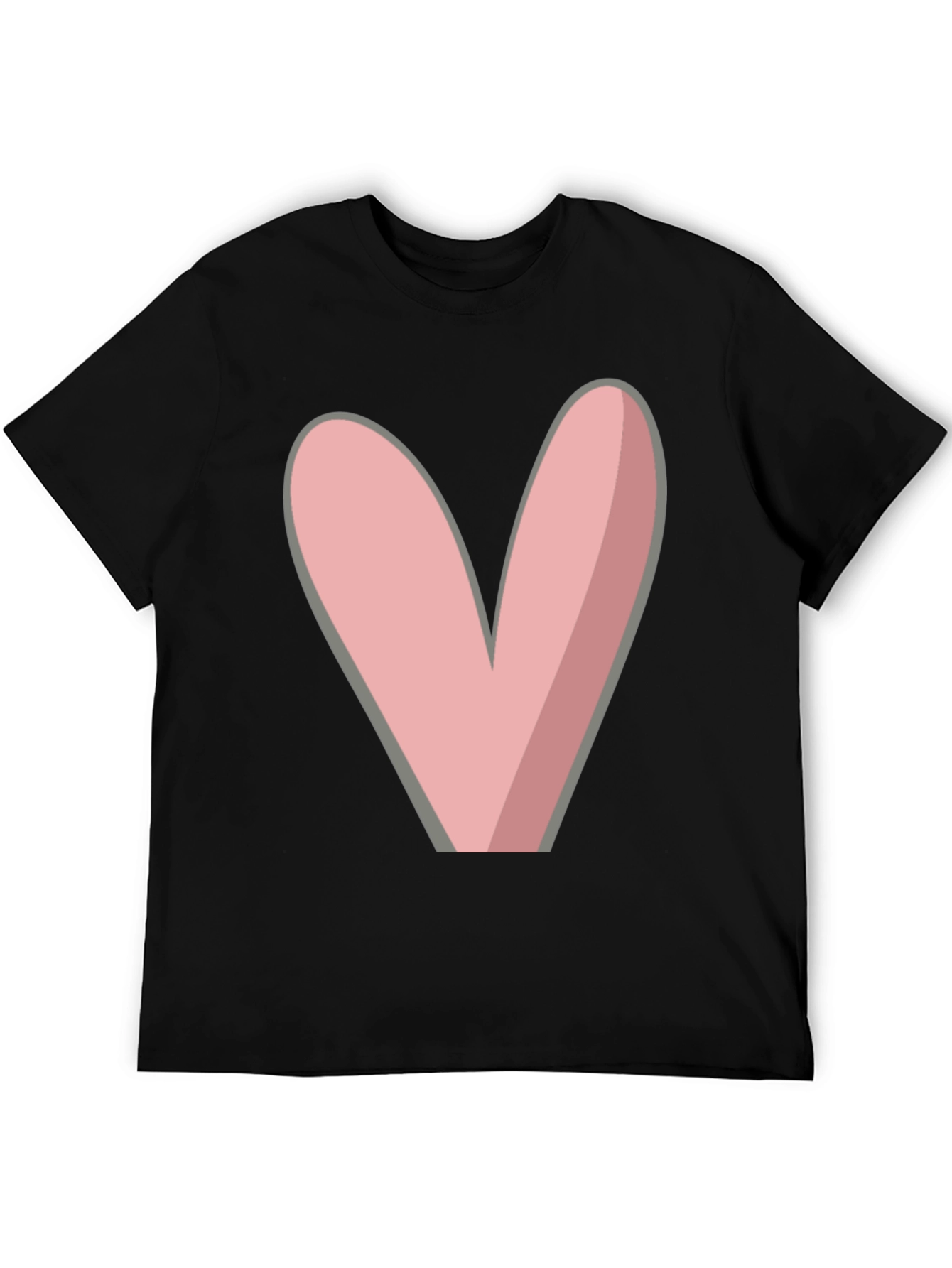 Bunny Ear Graphic Black T-Shirt