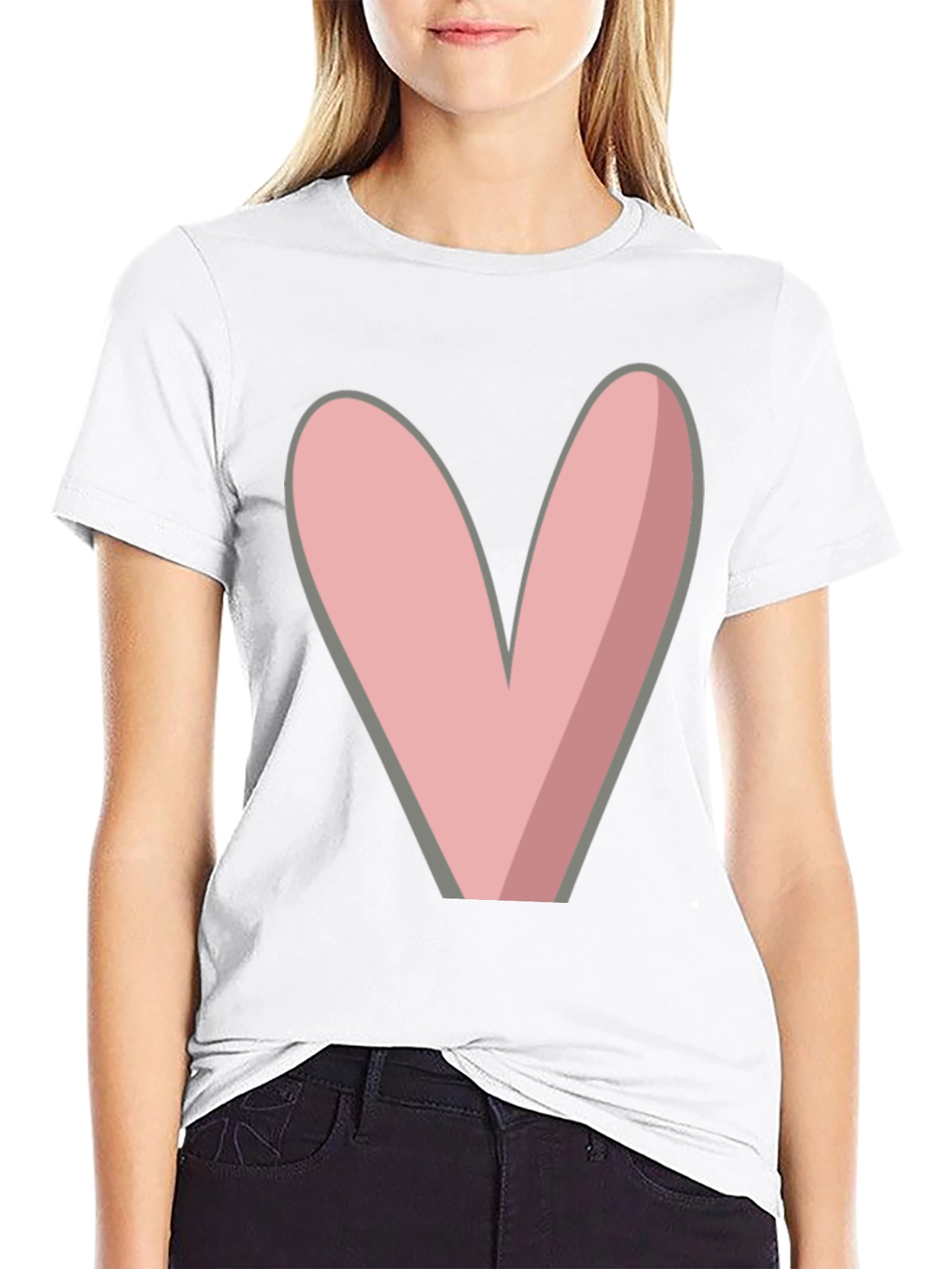 Bunny Ear Graphic Black T-Shirt