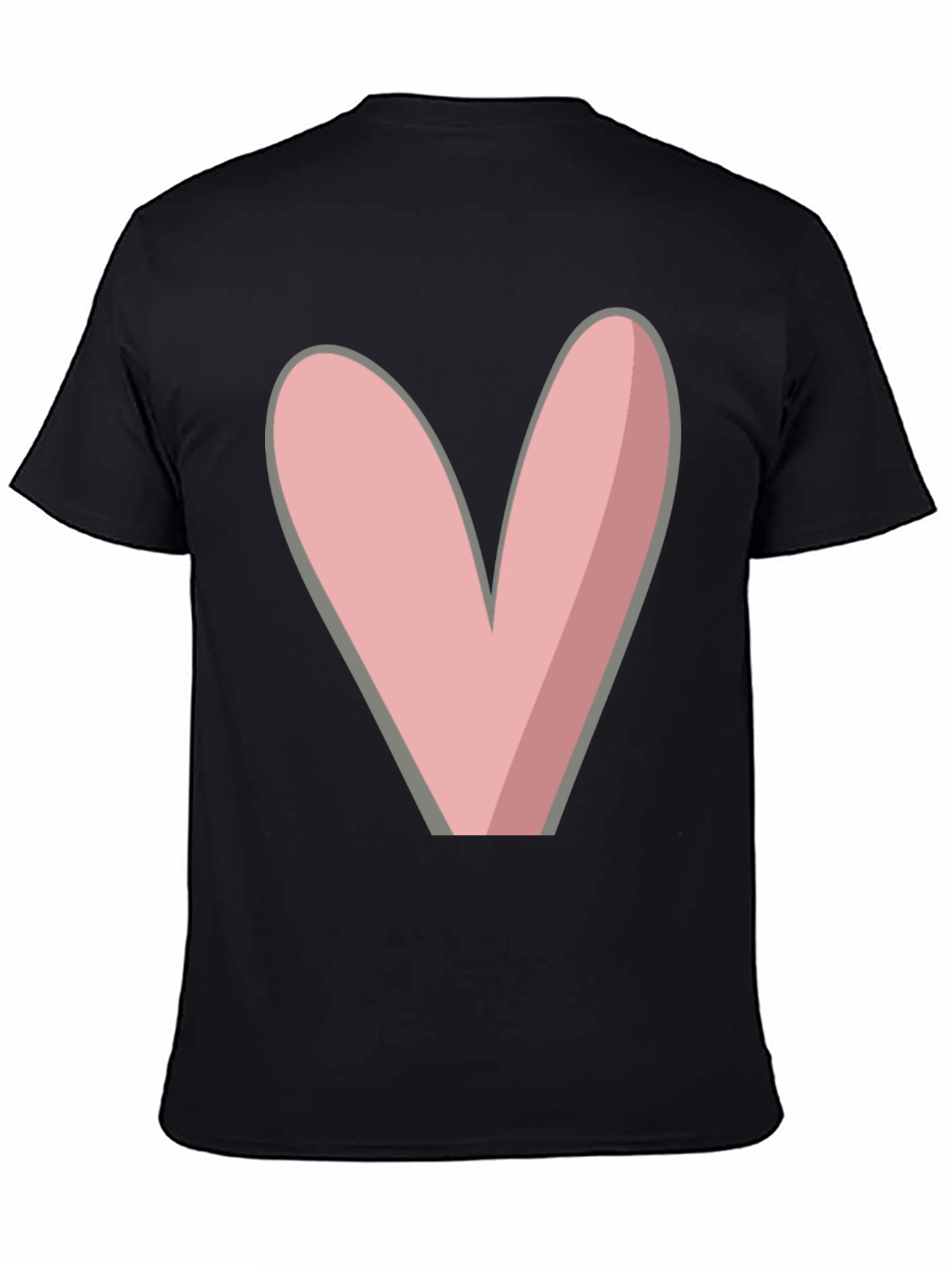 Bunny Ear Graphic Black T-Shirt