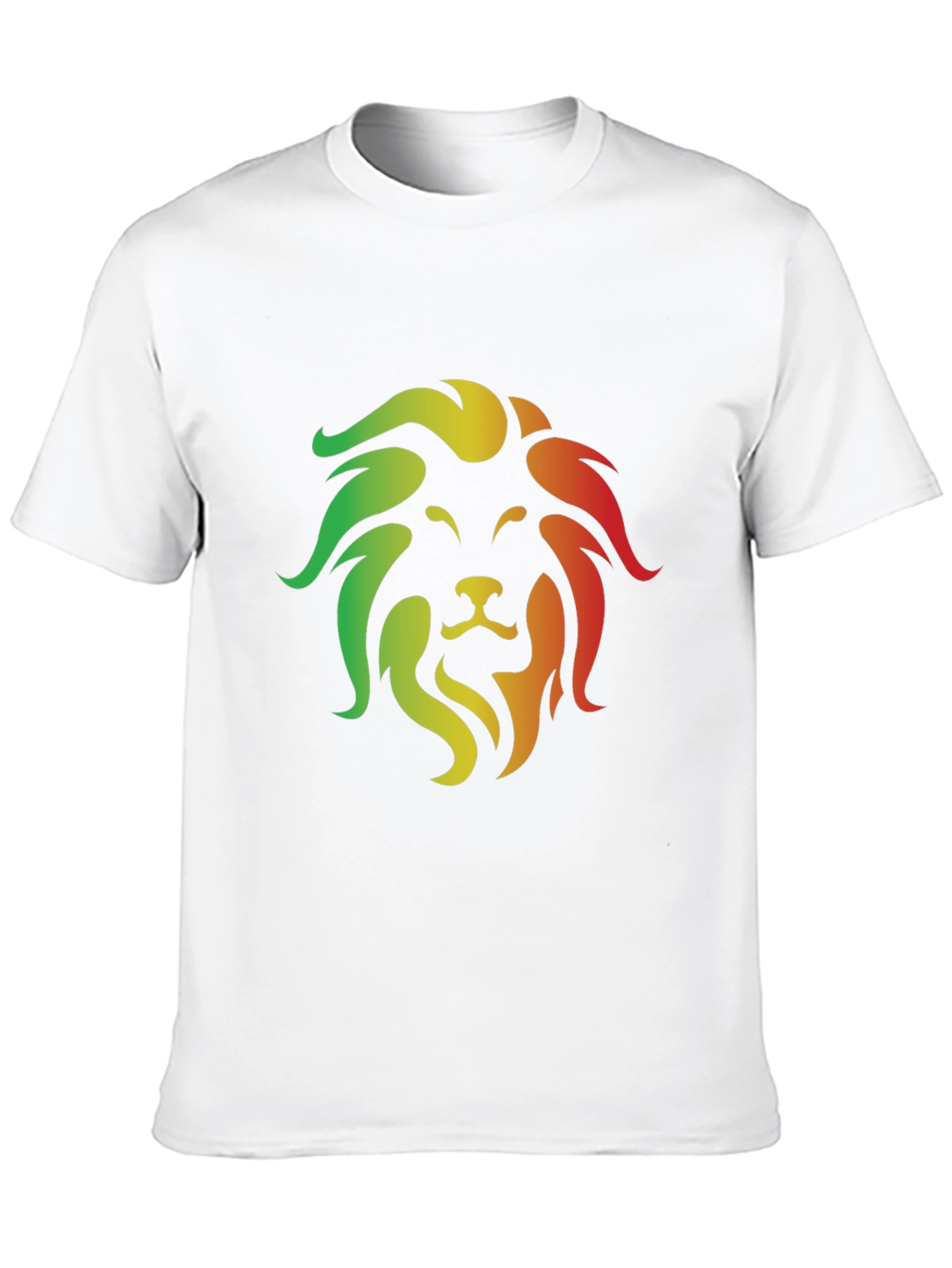 Rasta Lion Graphic Black T-Shirt