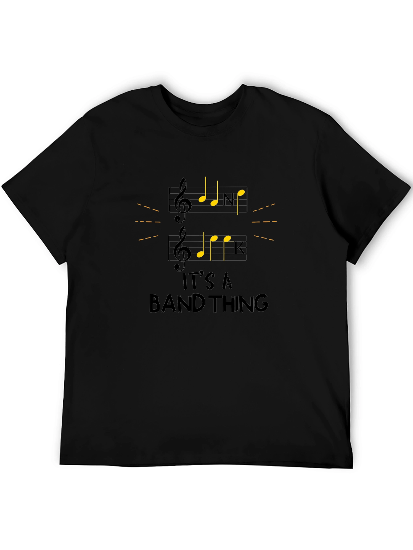 Its A Band Thing Black Graphic Tee