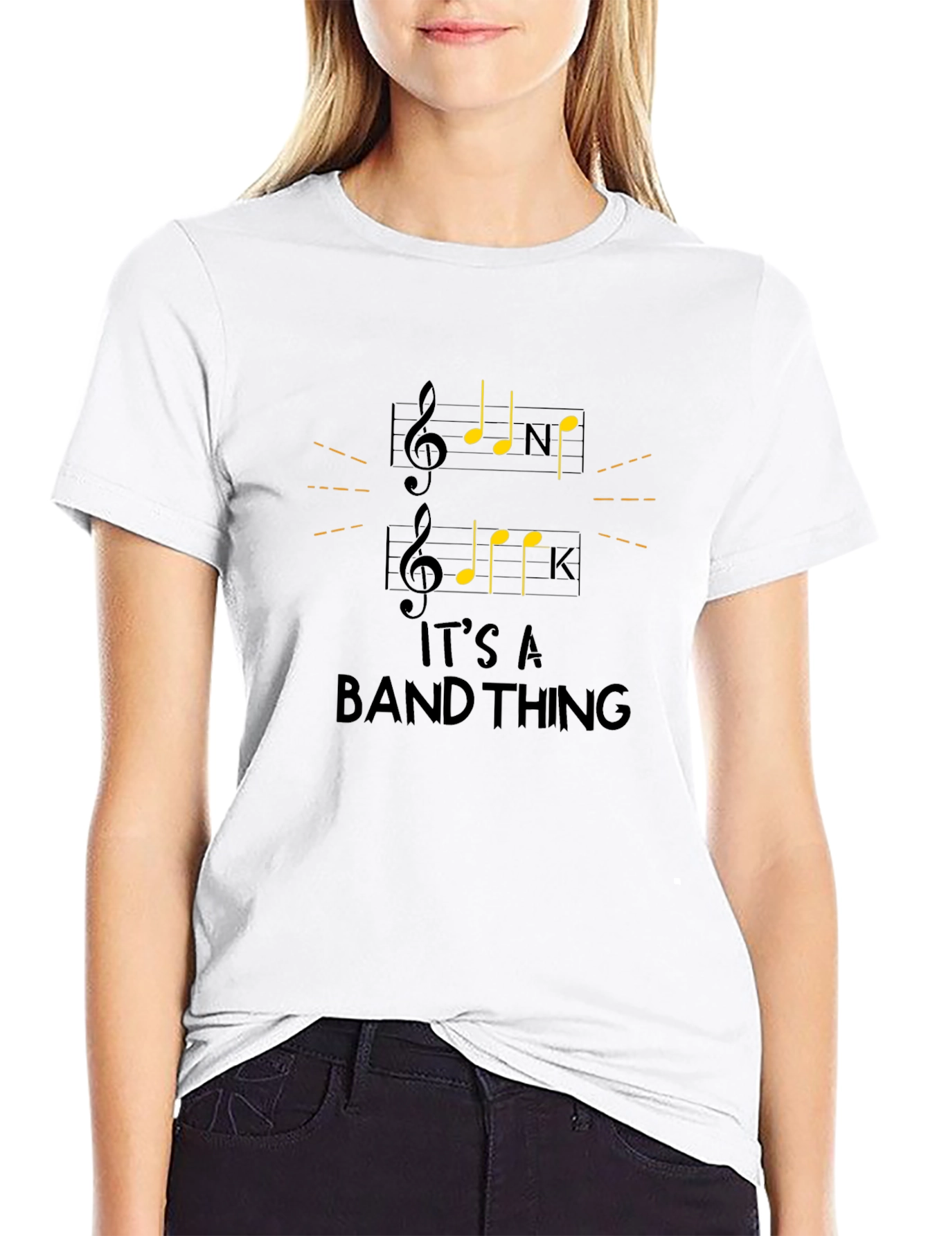 Its A Band Thing Black Graphic Tee