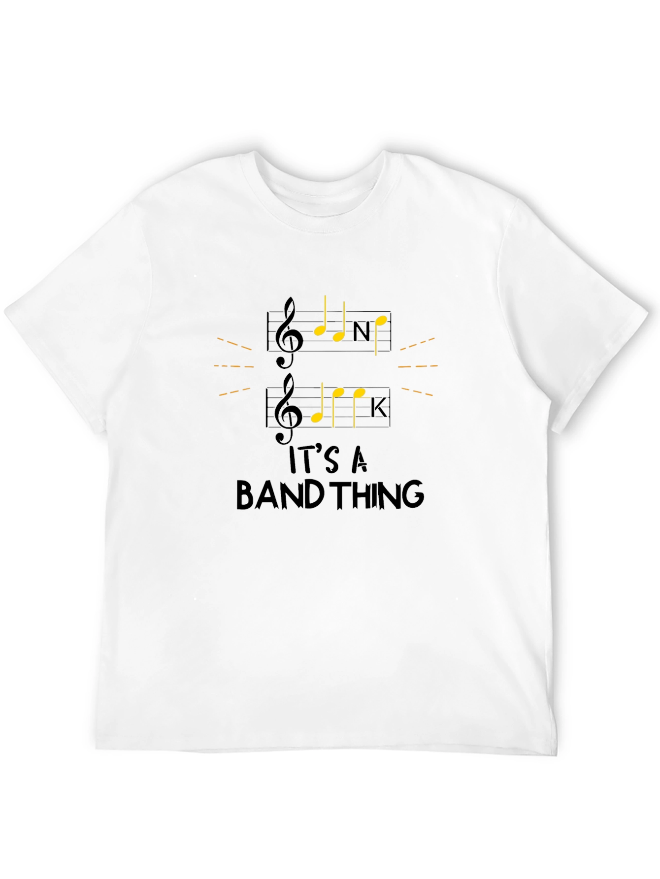 Its A Band Thing Black Graphic Tee
