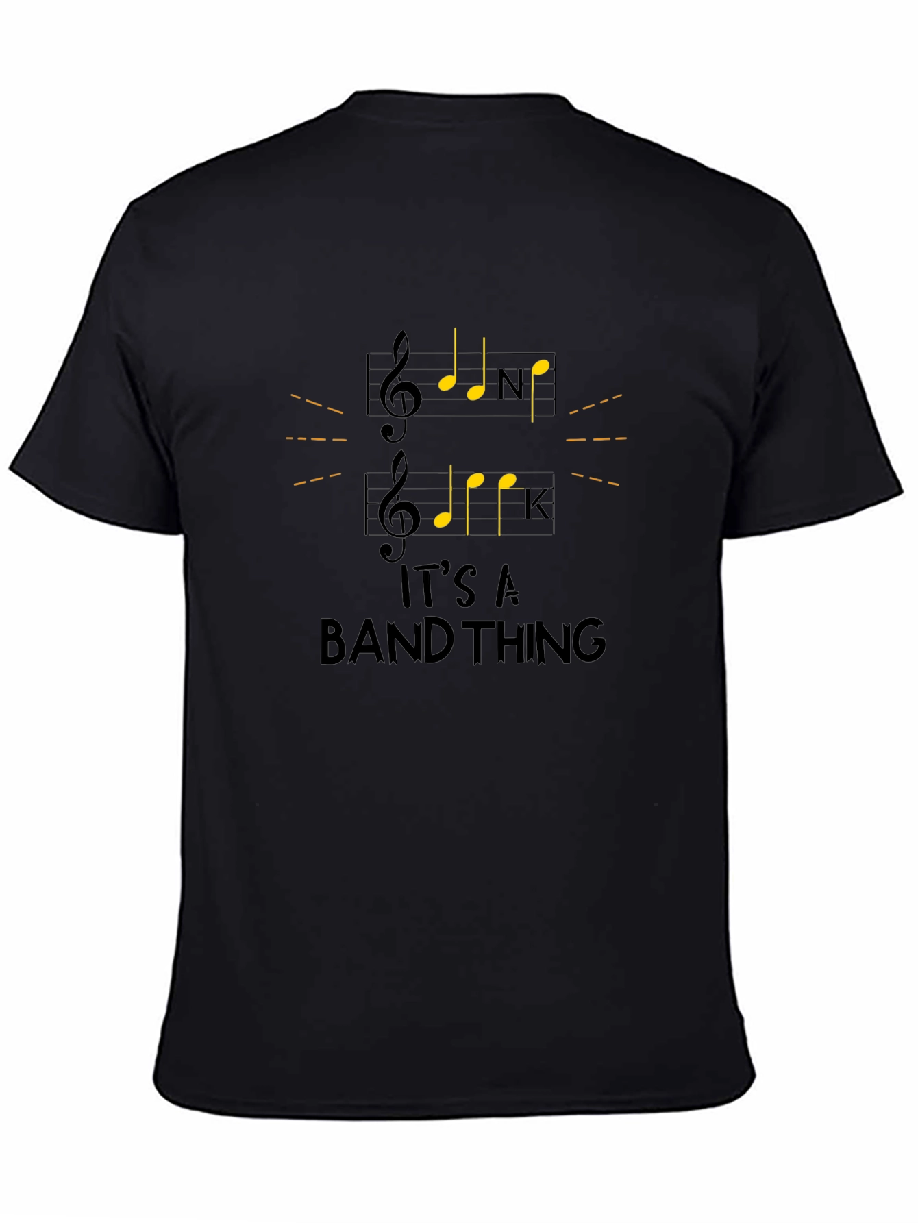 Its A Band Thing Black Graphic Tee