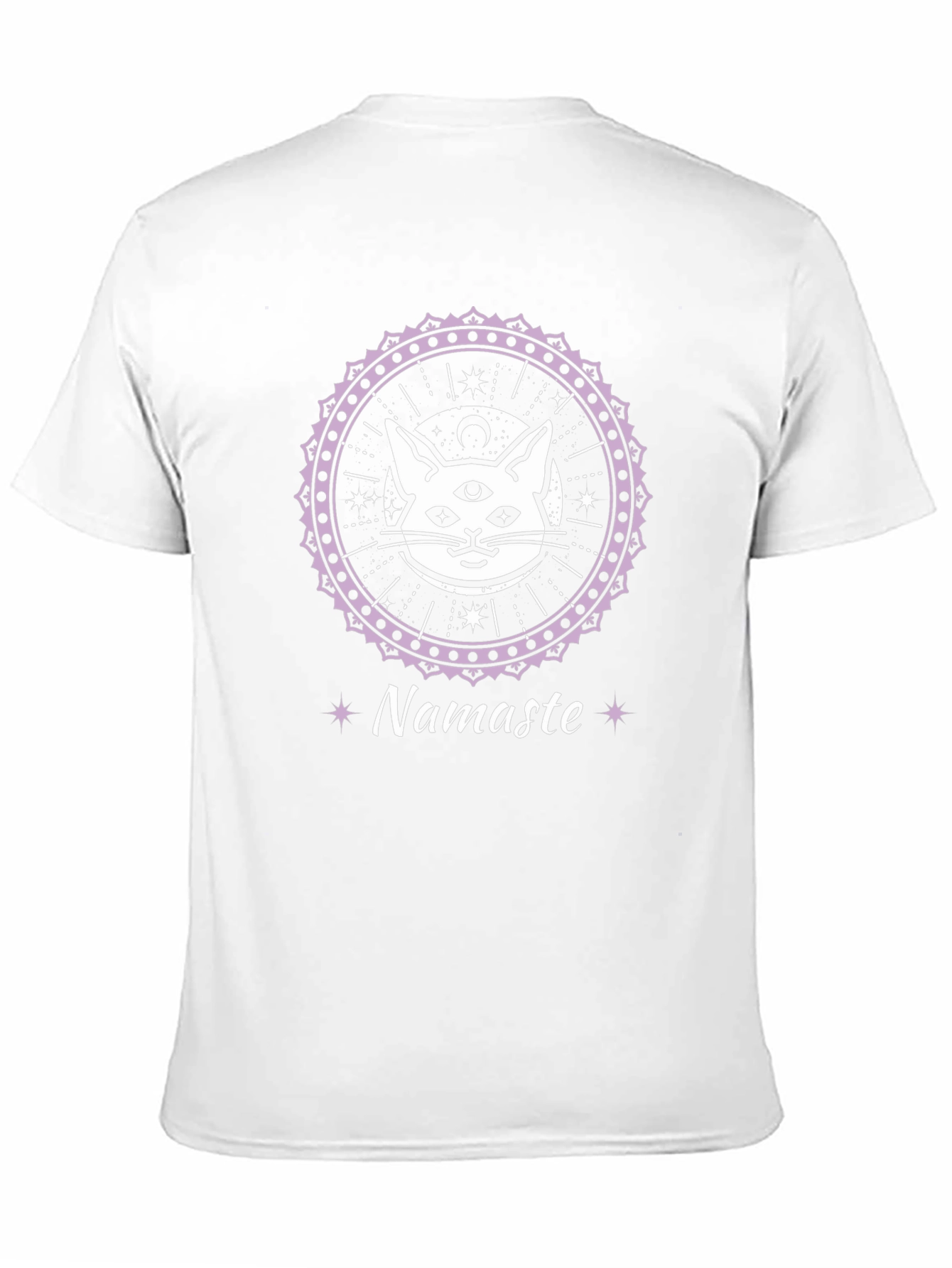 Mystic Cat Namaste T-Shirt