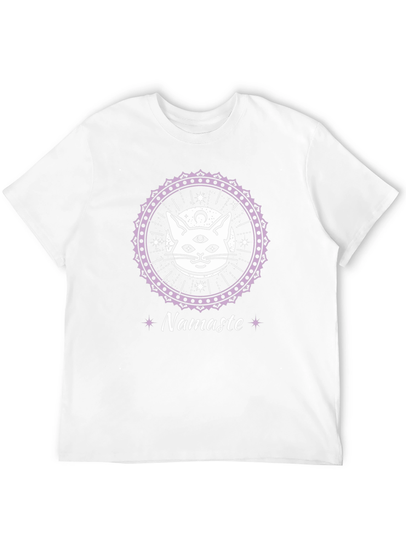 Mystic Cat Namaste T-Shirt