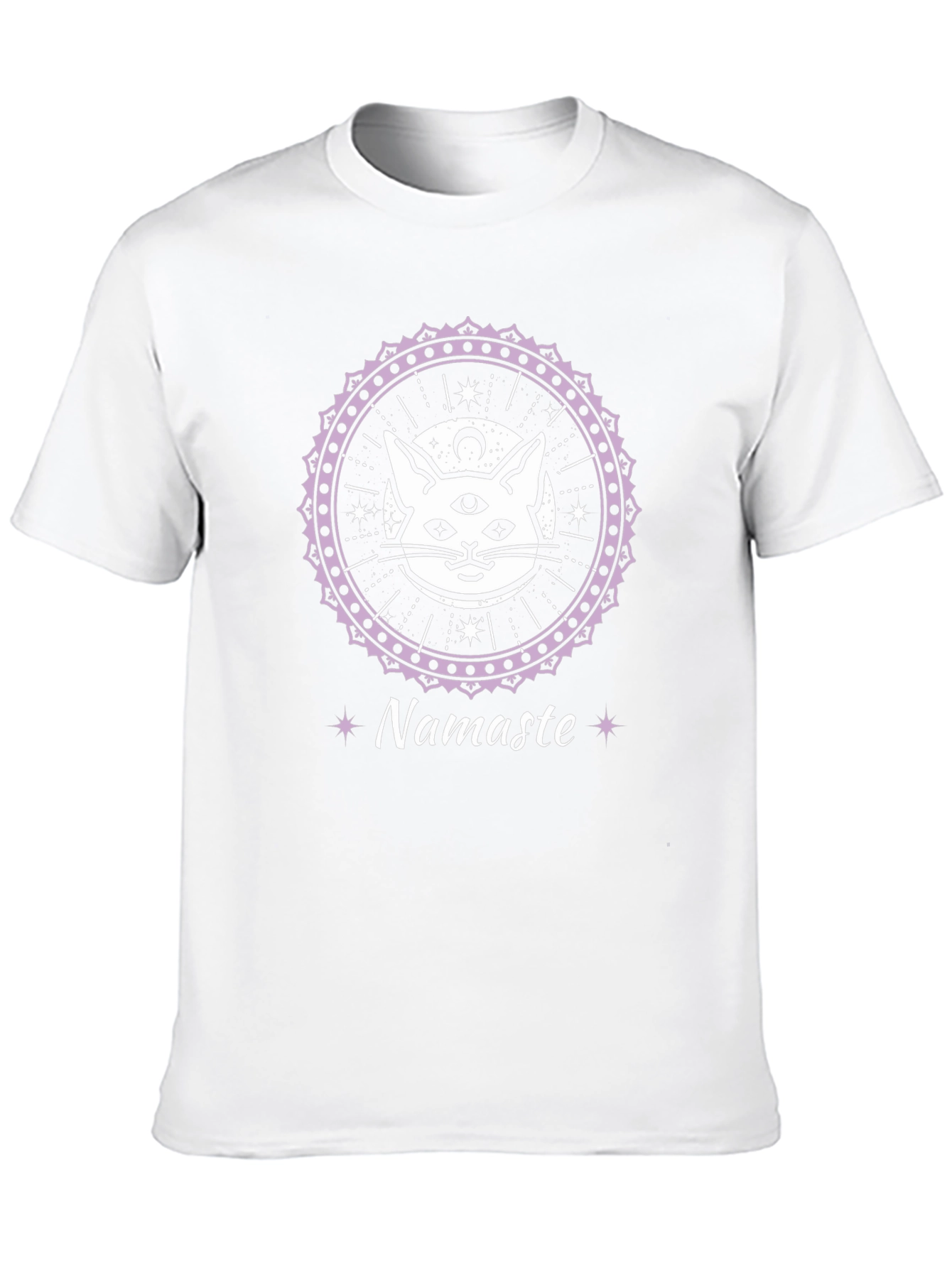 Mystic Cat Namaste T-Shirt