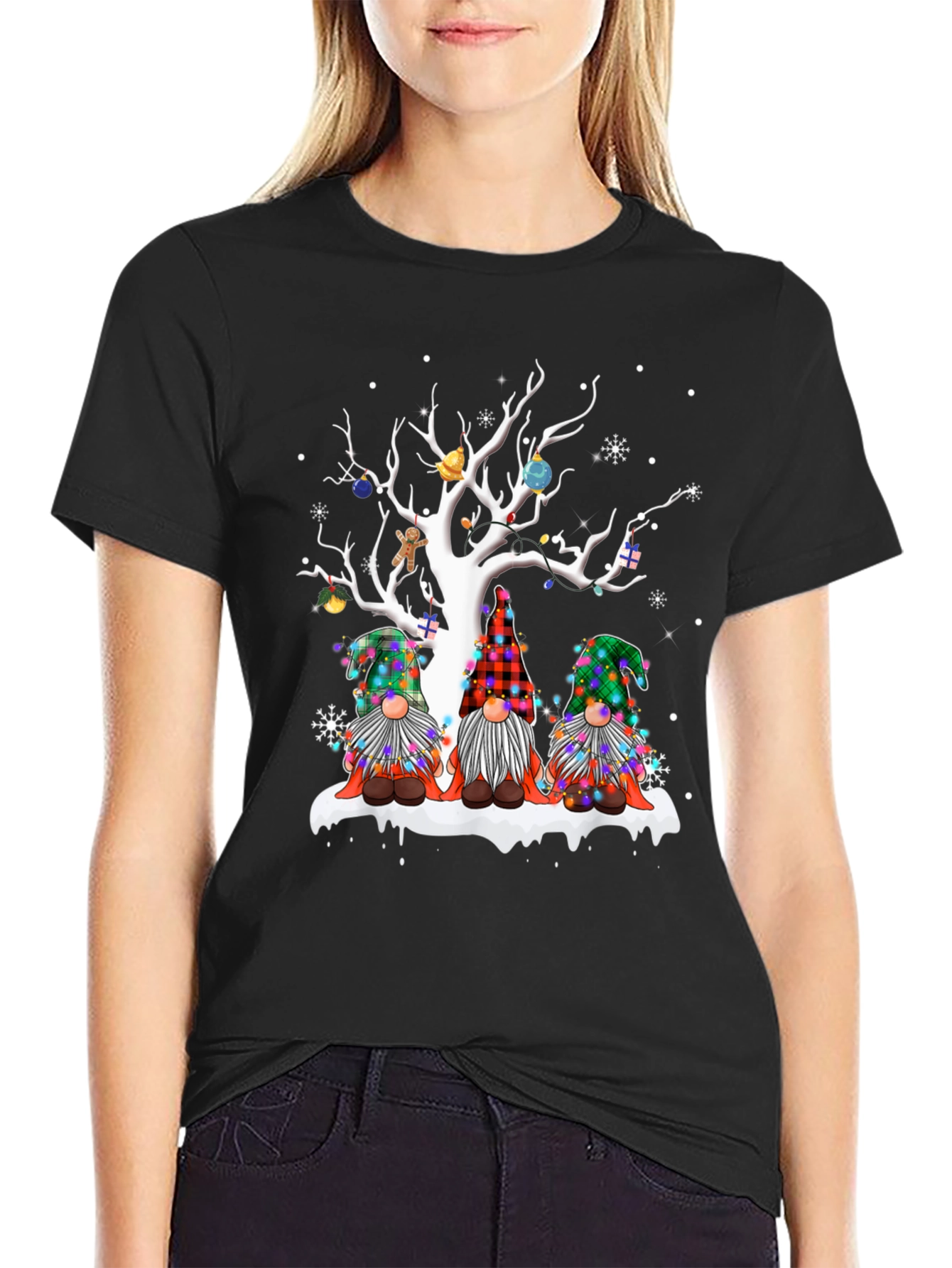Festive Gnome Christmas T-Shirt