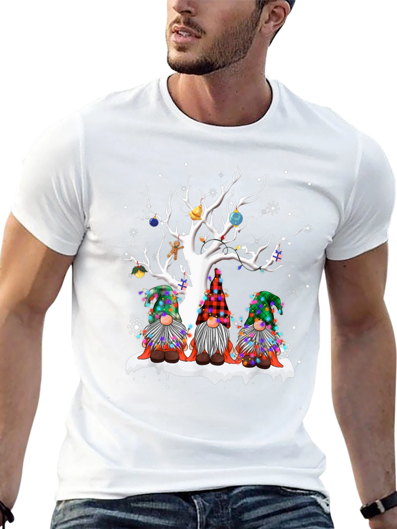 Festive Gnome Christmas T-Shirt