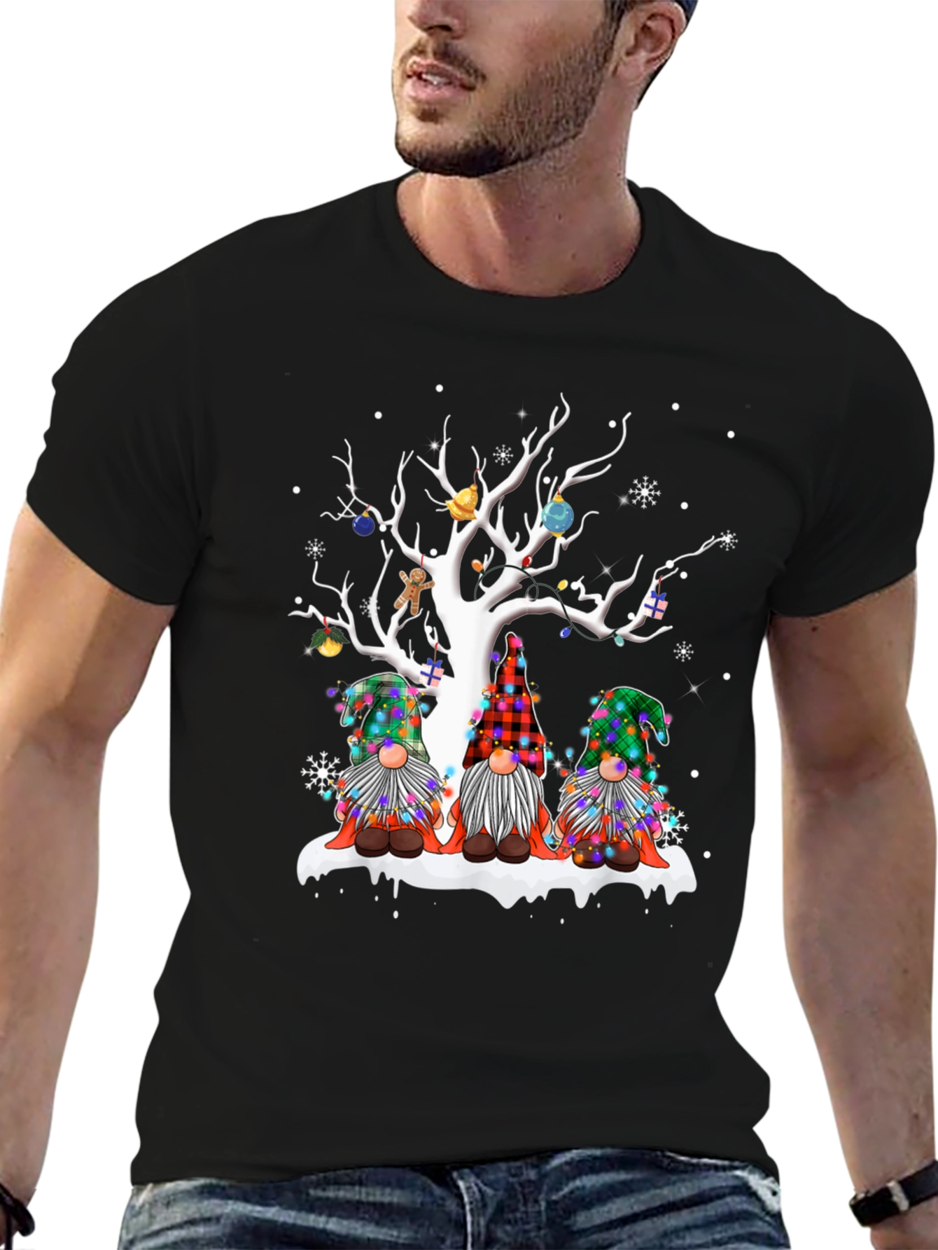 Festive Gnome Christmas T-Shirt
