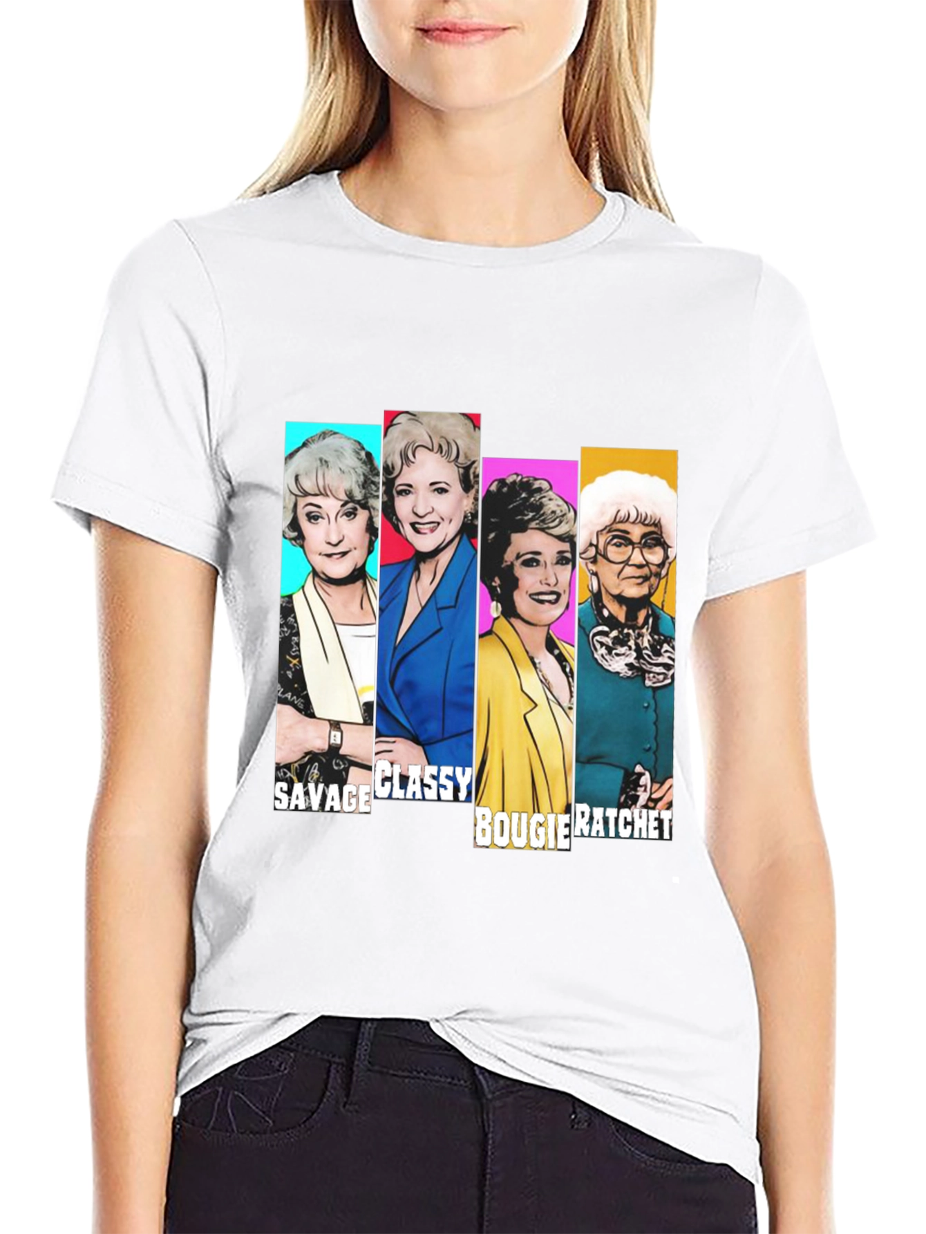 Golden Girls Savage Classy Bougie Ratchet T-Shirt