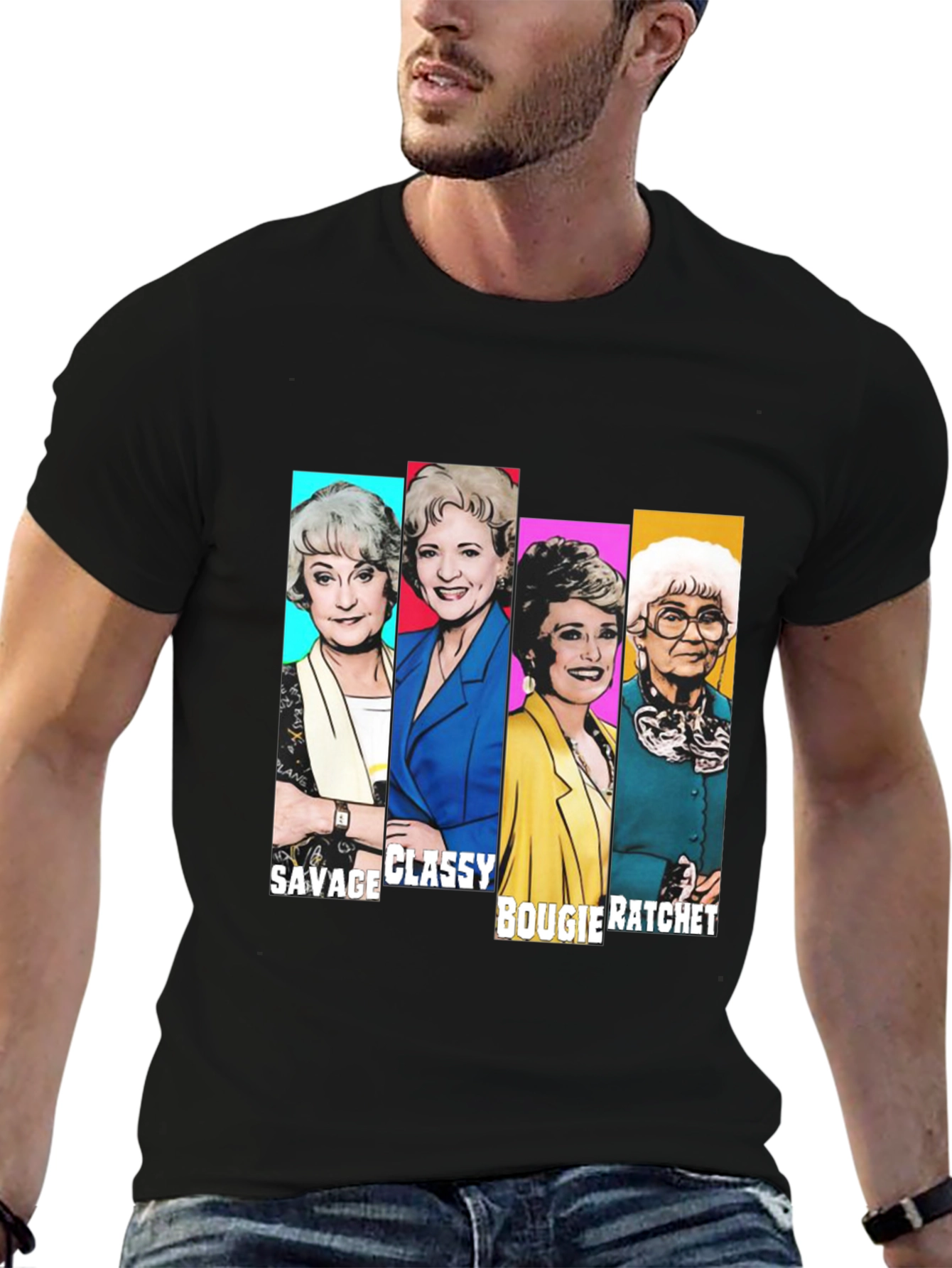 Golden Girls Savage Classy Bougie Ratchet T-Shirt