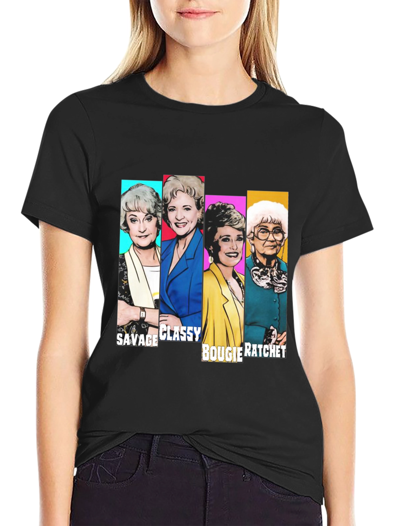 Golden Girls Savage Classy Bougie Ratchet T-Shirt