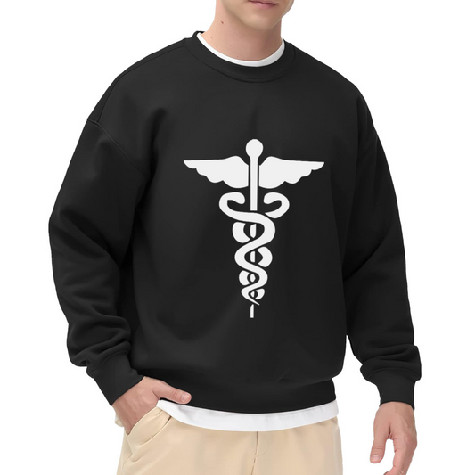 Medical Symbol & Pi Symbol Graphic ԲÁìÎÀÒÂ - Unique Design Pullover Sweatshirt