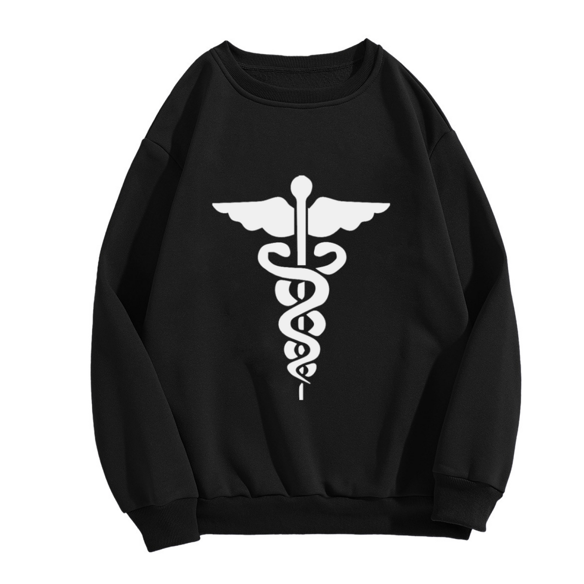 Medical Symbol & Pi Symbol Graphic ԲÁìÎÀÒÂ - Unique Design Pullover Sweatshirt