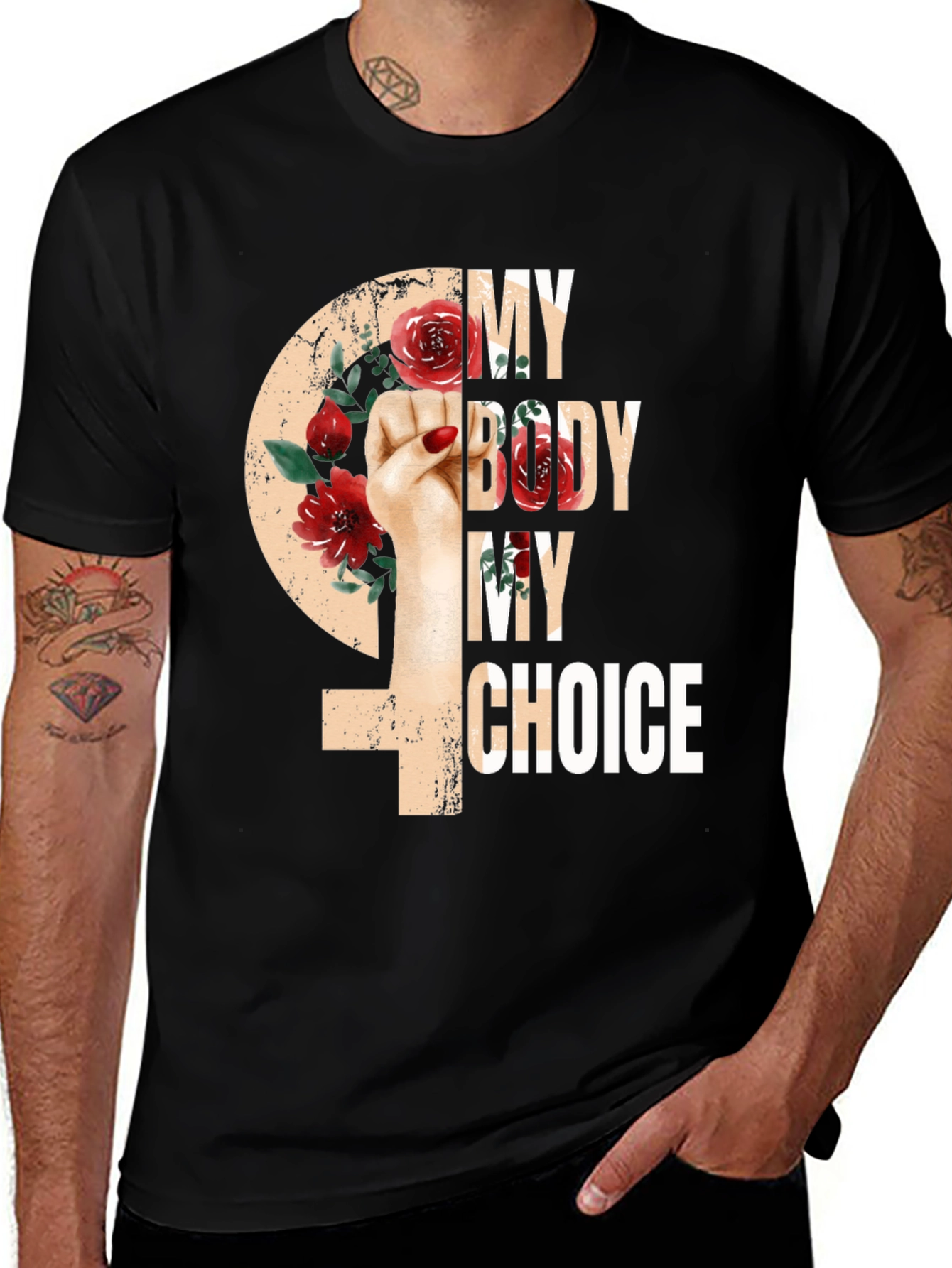 Feminist My Body My Choice Graphic Tee