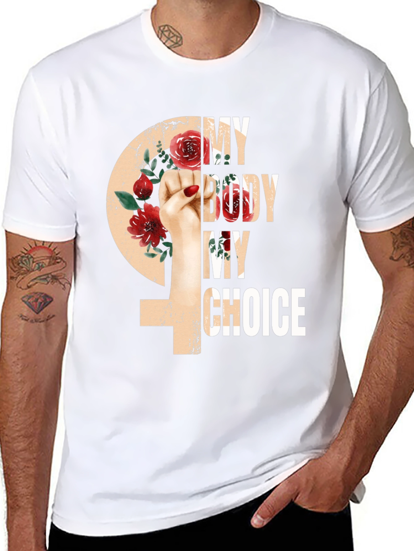 Feminist My Body My Choice Graphic Tee