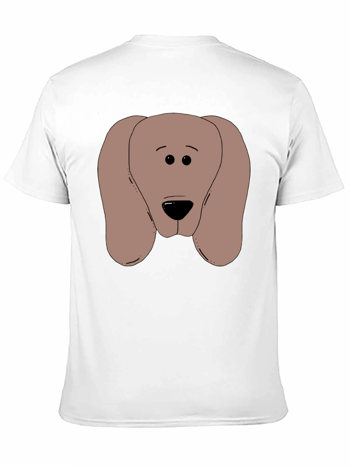 Dog Graphic Black T-Shirt Soft Cotton Blend