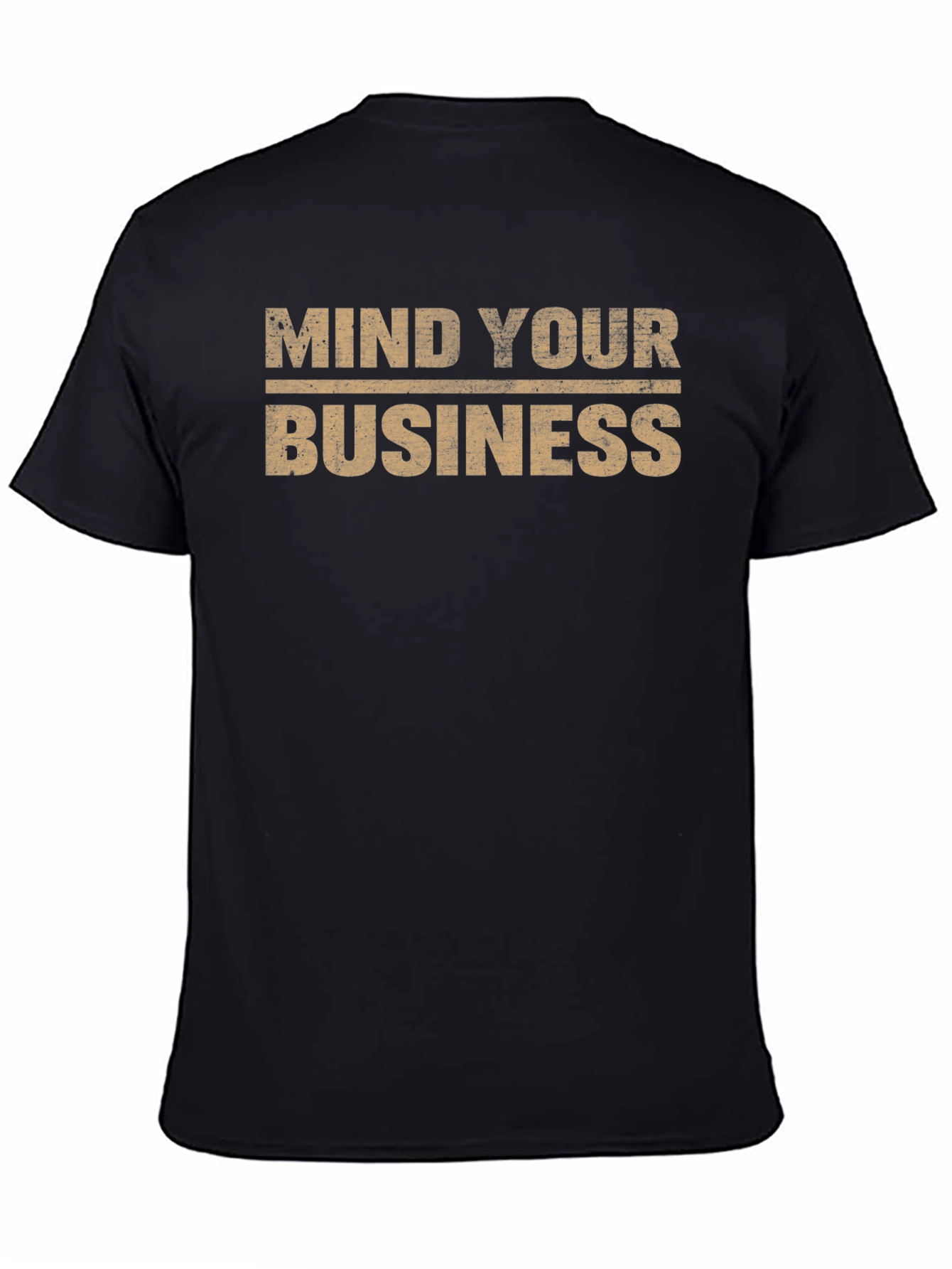 Mind Your Business Graphic T-Shirt - Black