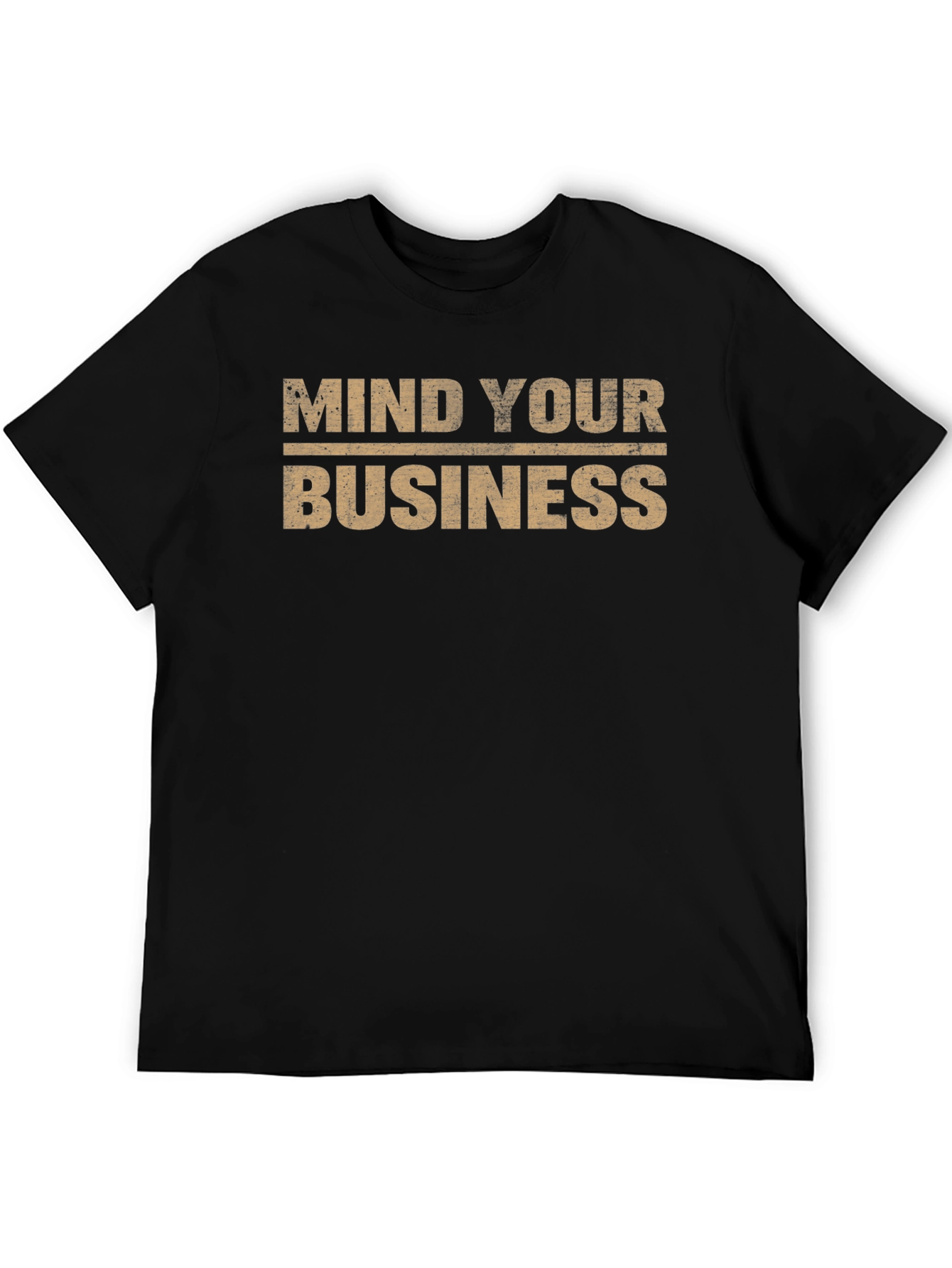 Mind Your Business Graphic T-Shirt - Black