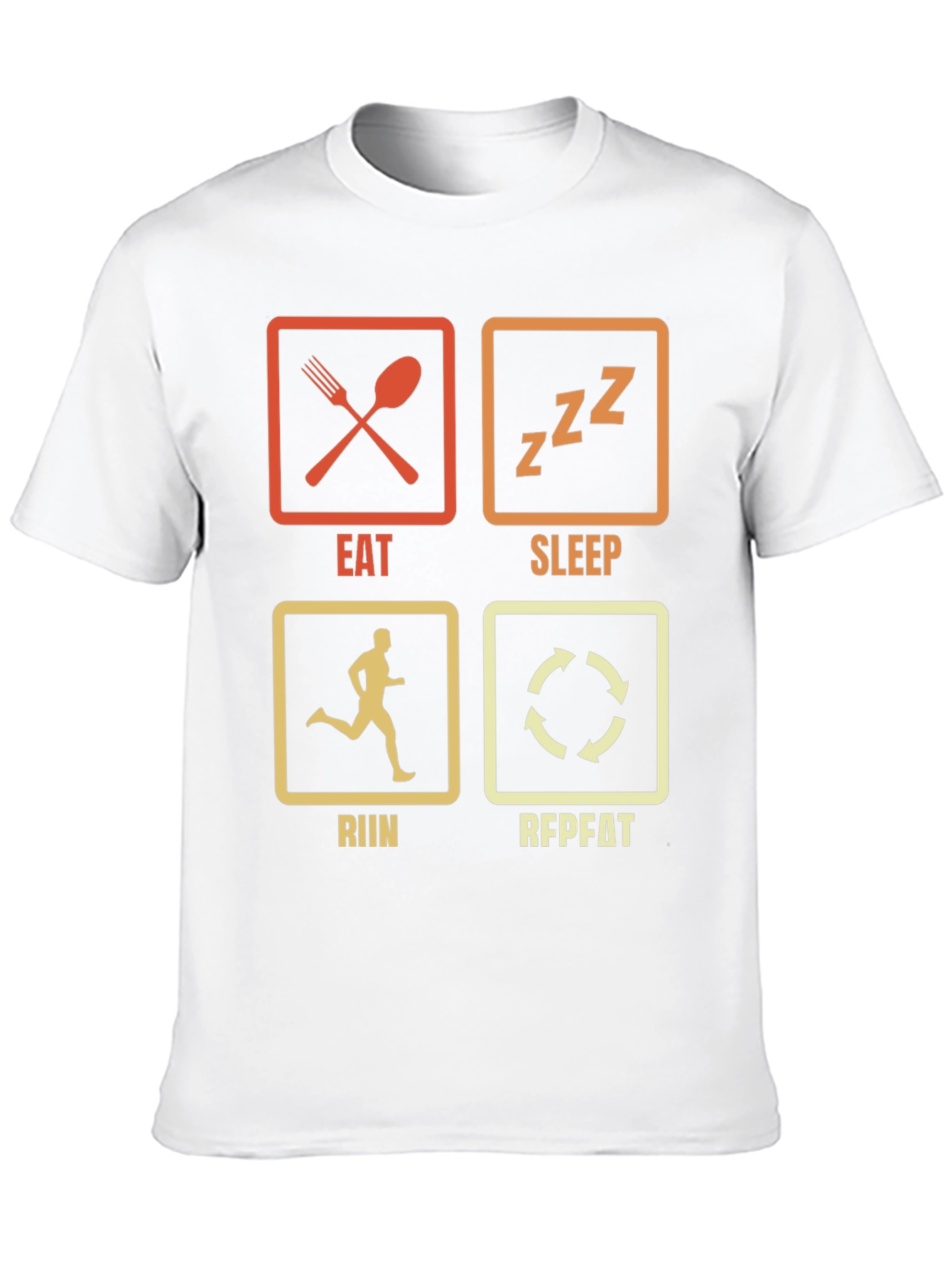 Eat Sleep Run Repeat T-Shirt | Runners Tee