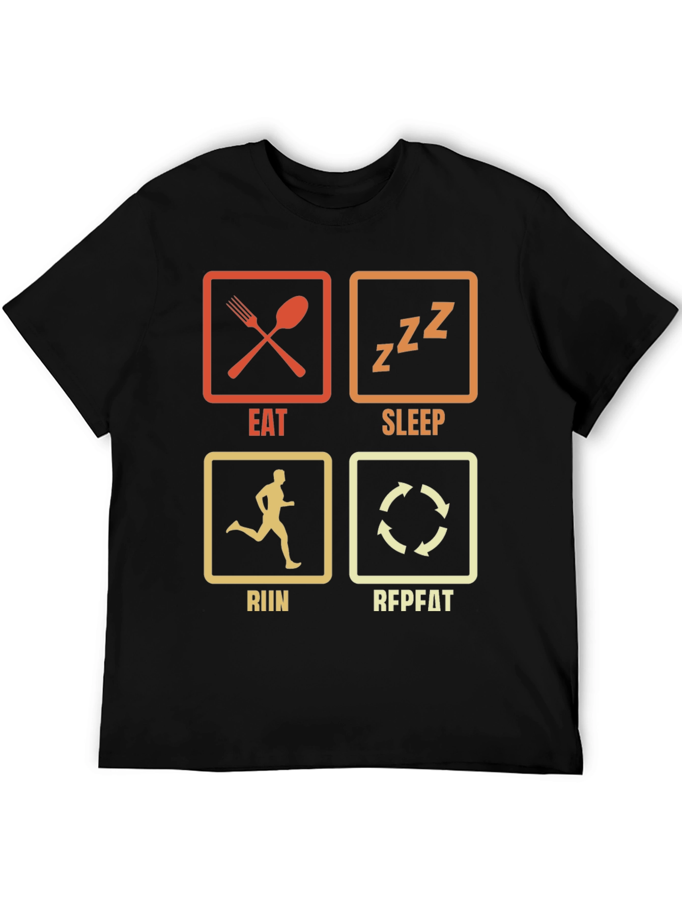 Eat Sleep Run Repeat T-Shirt | Runners Tee